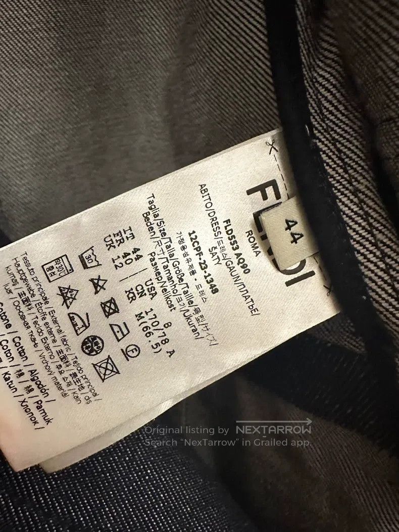 Fendi Fendi Denim dress Size M / US 6-8 / IT 42-44 - 2 Thumbnail