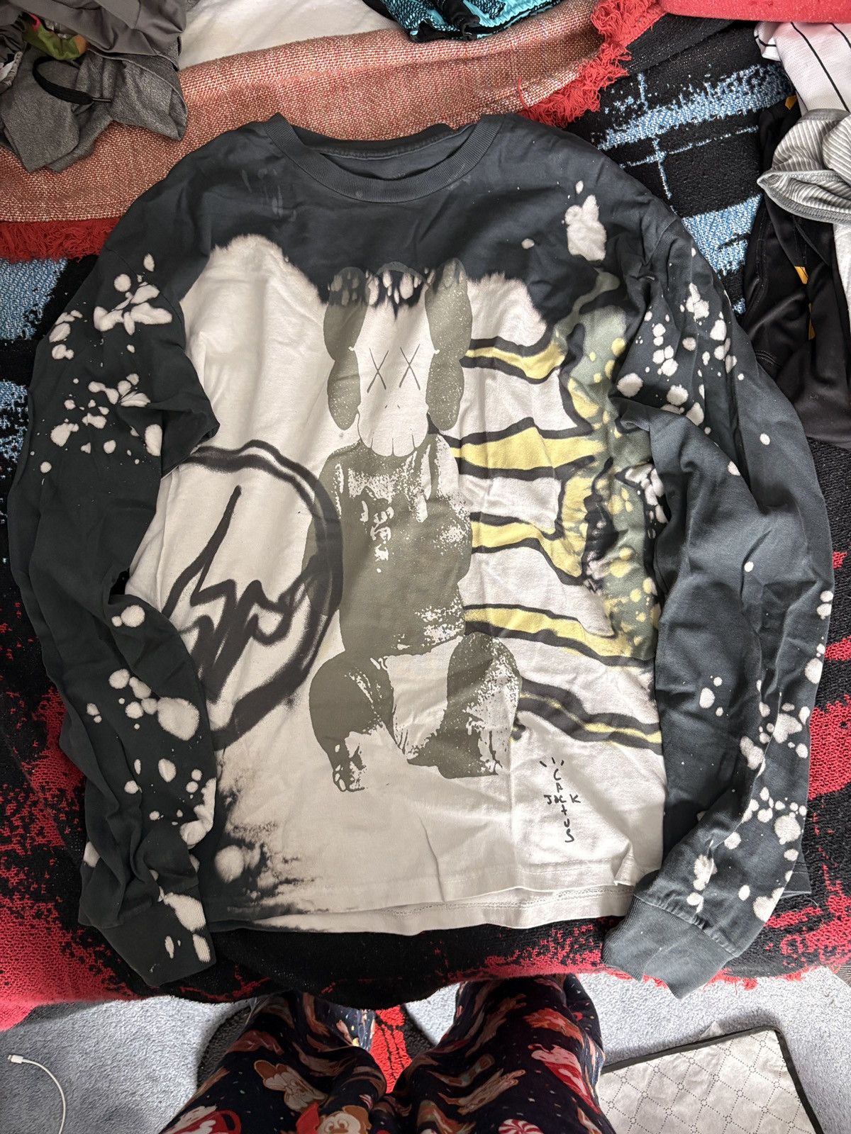 Travis Scott x KAWS x Cactus Jack x Fragment L/S Tie Dye Tee