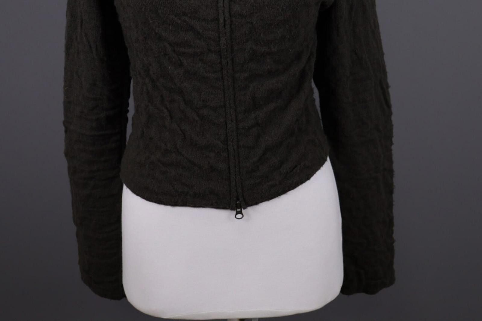 Designer Sarah Pacini Full Zip Merino Wool Baby Jacket One Size Size ONE SIZE - 3 Thumbnail