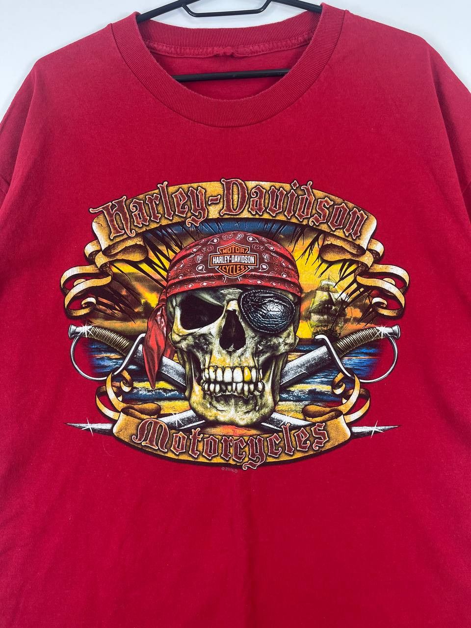 Harley Davidson Harley Davidson Pirate Skull Orlando Florida Size XL Size US XL / EU 56 / 4 - 2 Thumbnail