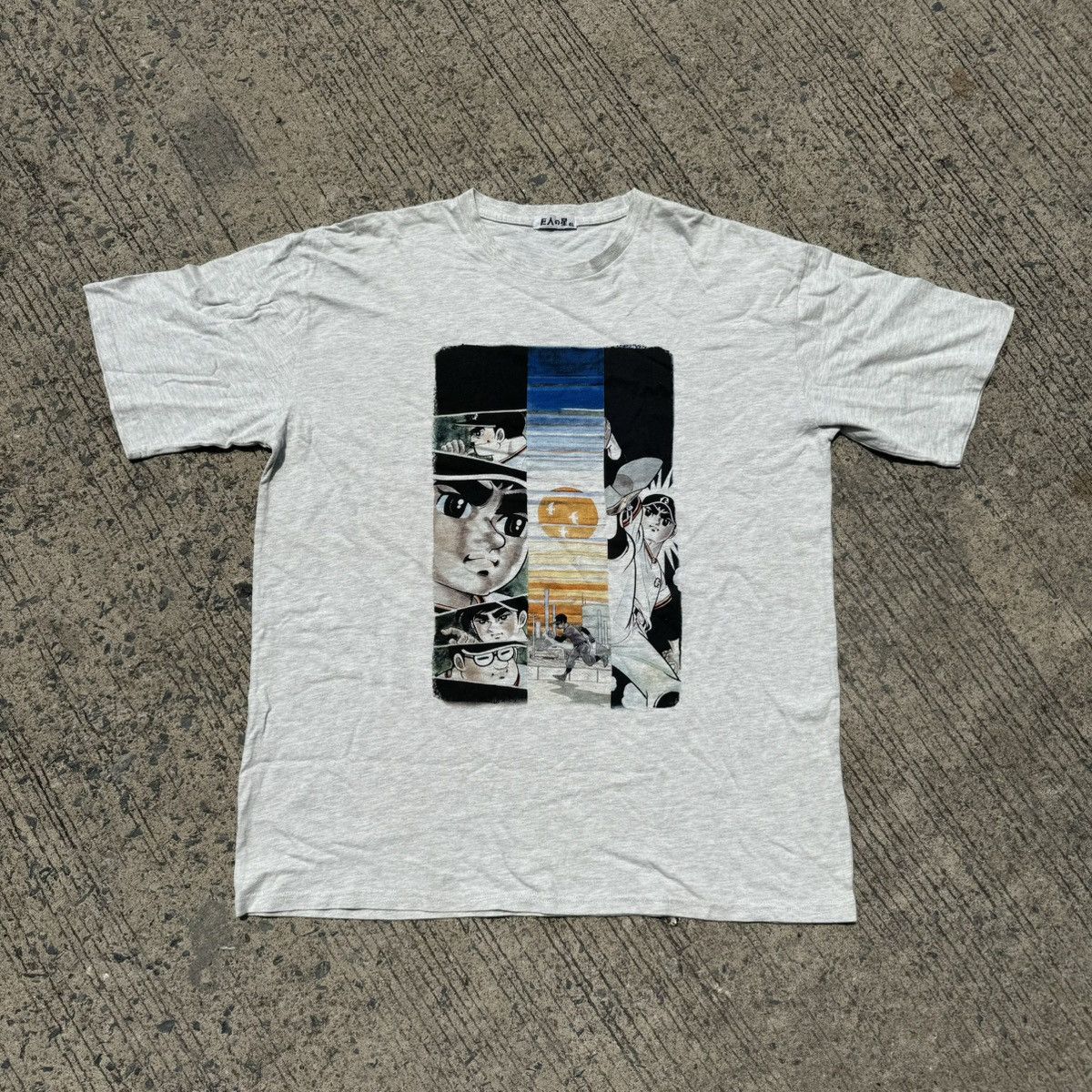 Image of Vintage Anime in White, Men's (Size XL)