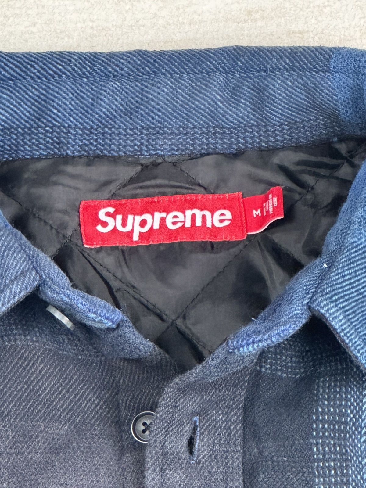 Supreme Padded flannel Size US M / EU 48-50 / 2 - 3 Thumbnail