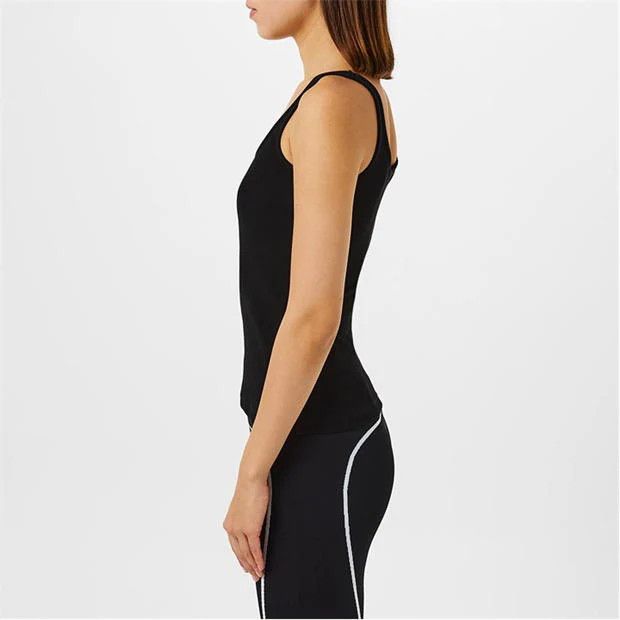 Off-White o1g2r1mq1224 Scoop Tank Top in Black Size M / US 6-8 / IT 42-44 - 4 Thumbnail