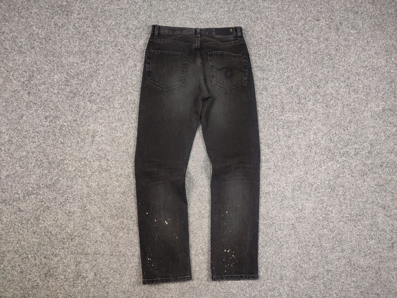 R13 R13 Stove Pipe Japanese Denim Design Paint straight Jeans Size 26" / US 2 / IT 38 - 7 Thumbnail