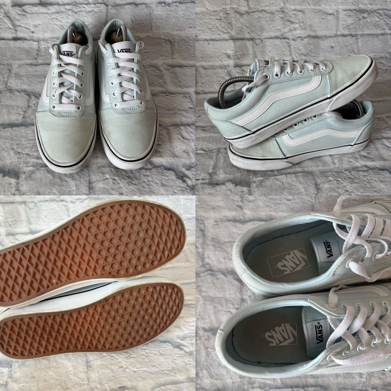 Vans VANS Ward Old Skool Low Top Skate Sneakers Light Blue/White Women’s 8.5 Women Candor? Size M / US 6-8 / IT 42-44 - 8 Thumbnail