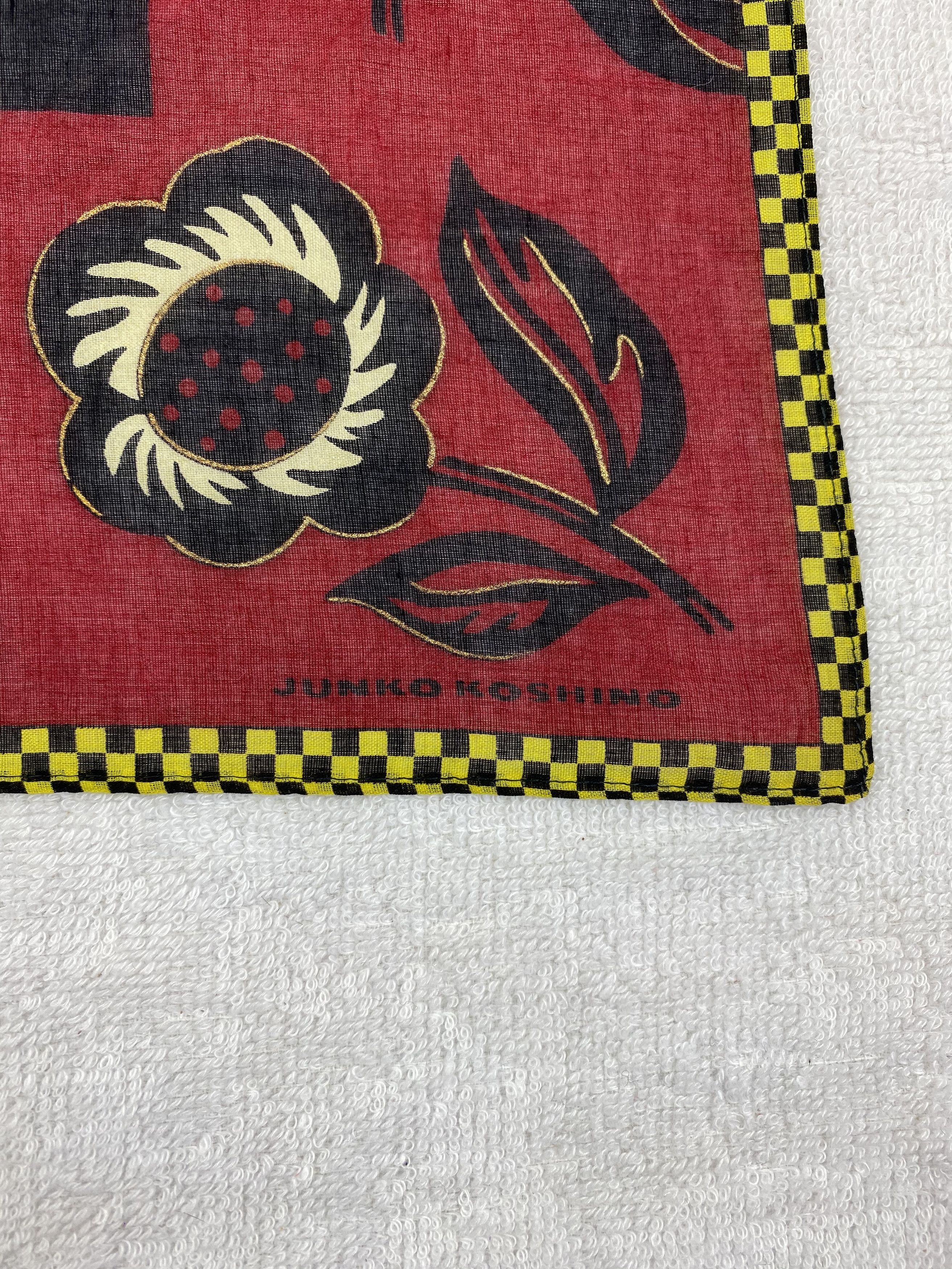 Japanese Brand × Mr. Junko × Vintage Junko Koshino Handkerchief / Bandana / Neckerchief Size ONE SIZE - 5 Thumbnail