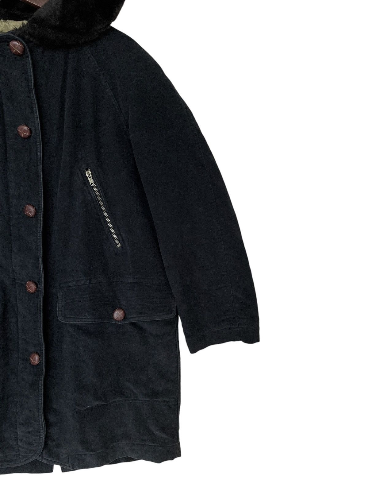 Iceberg × Vintage Vintage Brand Iceberg Embroidered Logo Fur Parkas 1990s Size US M / EU 48-50 / 2 - 6 Thumbnail