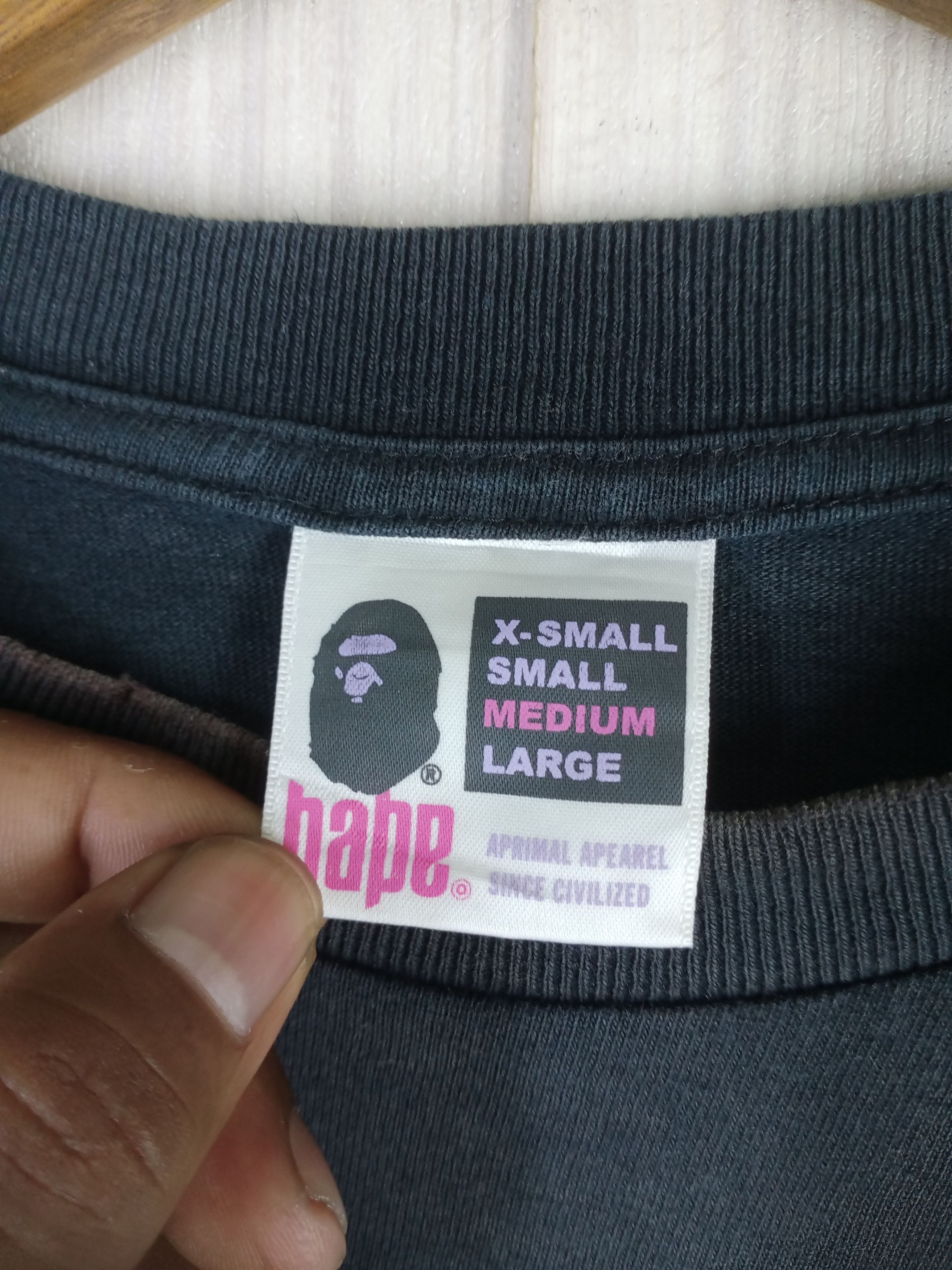 Bape Rare Vintage BAPE SHALL NEVER KILL Distressed Tshirt Size US M / EU 48-50 / 2 - 11 Thumbnail