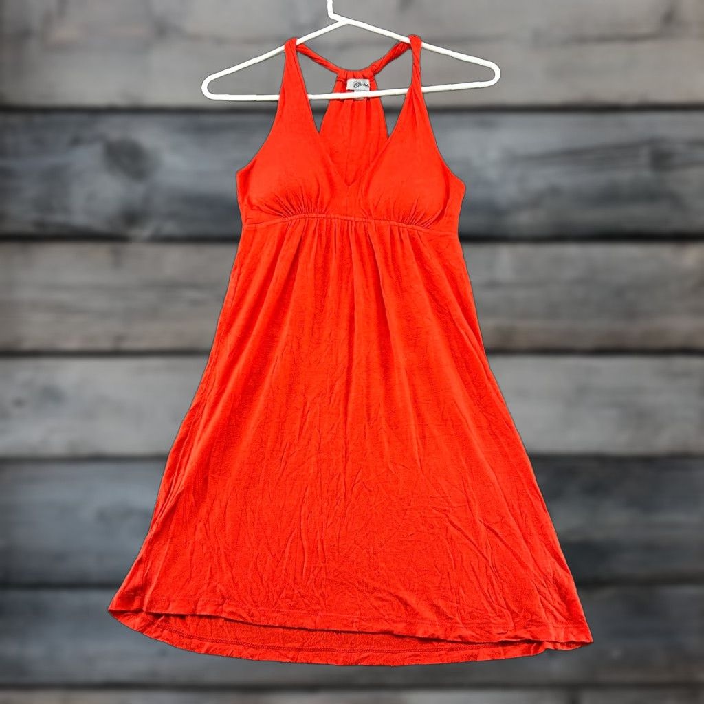 Guess VINTAGE Guess Dress Womens Small Orange Coral Mini Sleeveless Racerback 90s Size S / US 4 / IT 40 - 1 Thumbnail
