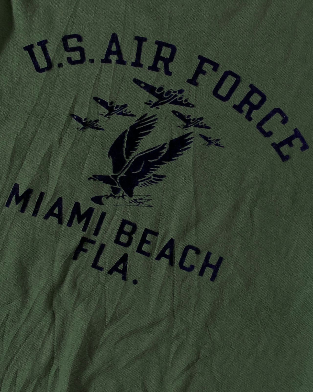 Warehouse & Co. Warehouse.co U.S Air Force Miami Beach FLA. Tshirt Size US M / EU 48-50 / 2 - 2 Thumbnail