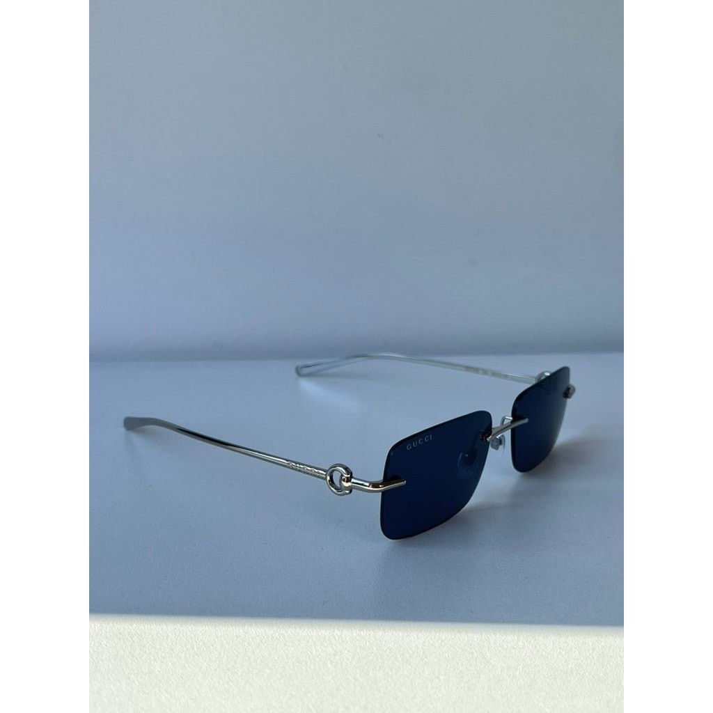Gucci NEW Gucci GG1703S Silver Rimless Unisex Sunglasses $625 Size ONE SIZE - 8 Thumbnail