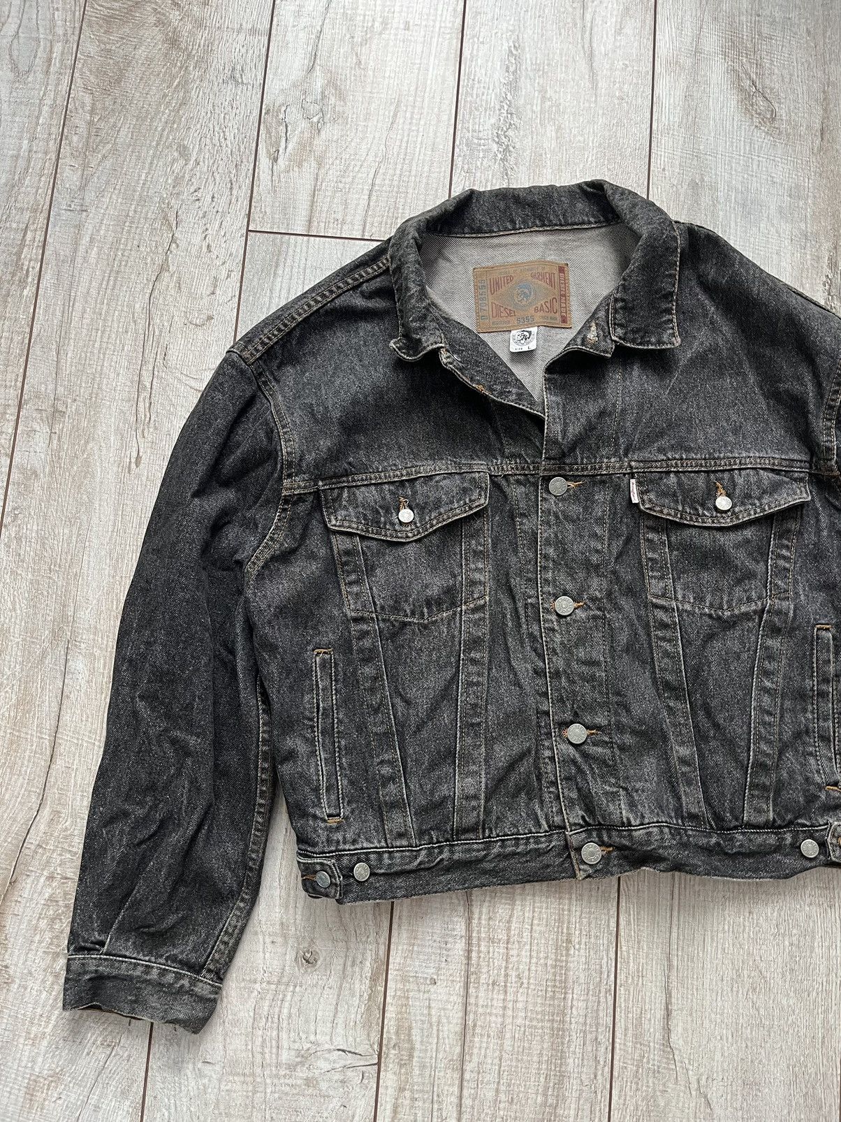 Diesel × Vintage Vintage 80s 90s Diesel Denim Jacket Size L men Size US L / EU 52-54 / 3 - 2 Thumbnail