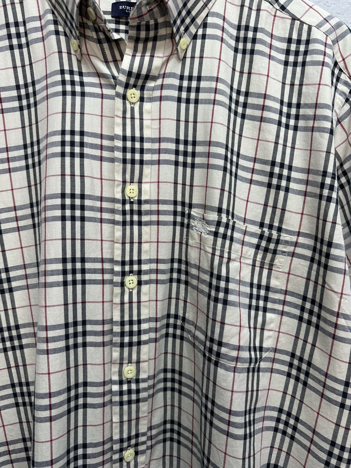 Burberry Vintage Burberry Nova Check Button Up Shirt Short Sleeve Y2K Size US L / EU 52-54 / 3 - 5 Thumbnail