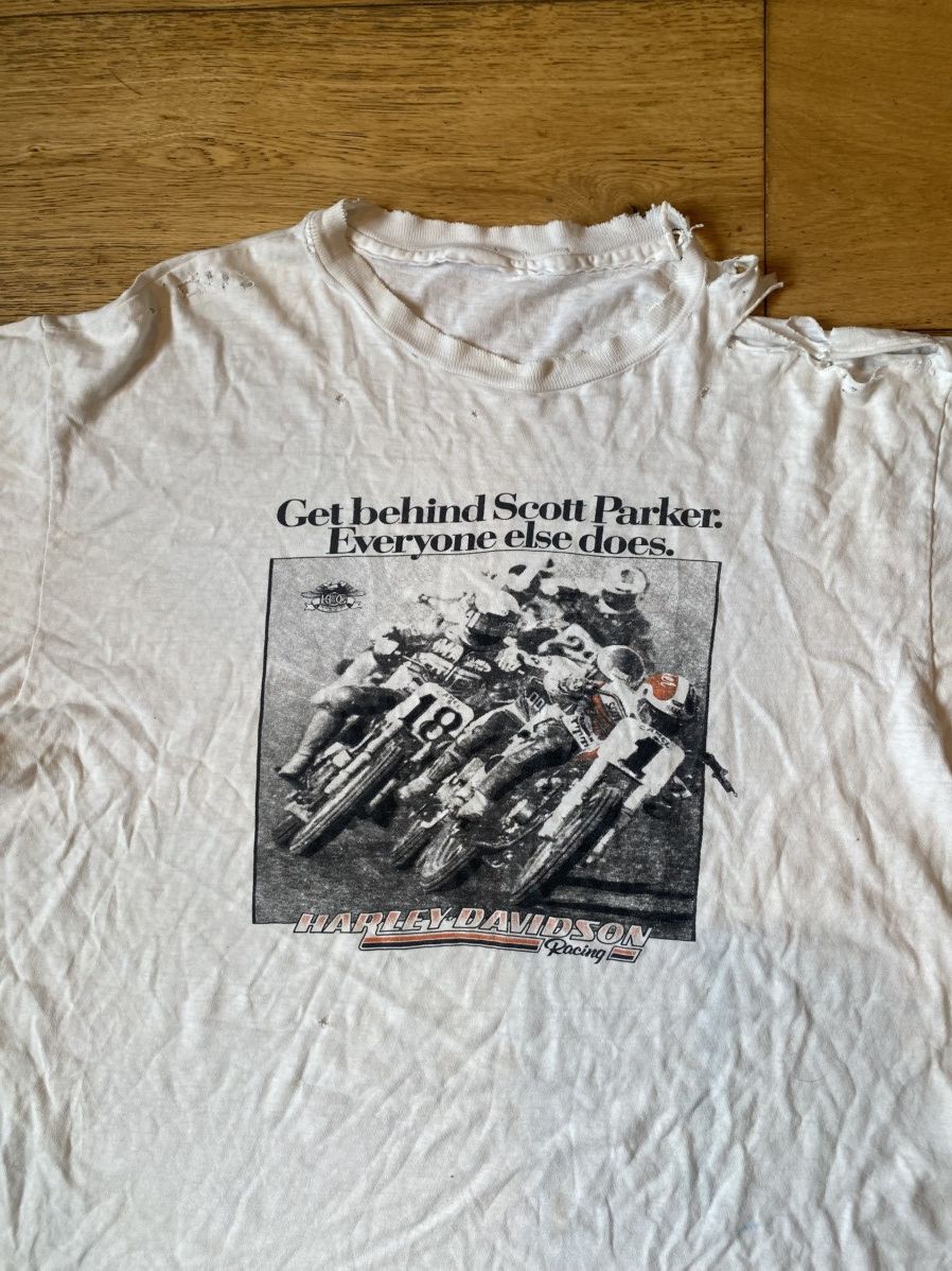 Vintage Harley Davison 90s tee Size US L / EU 52-54 / 3 - 2 Thumbnail