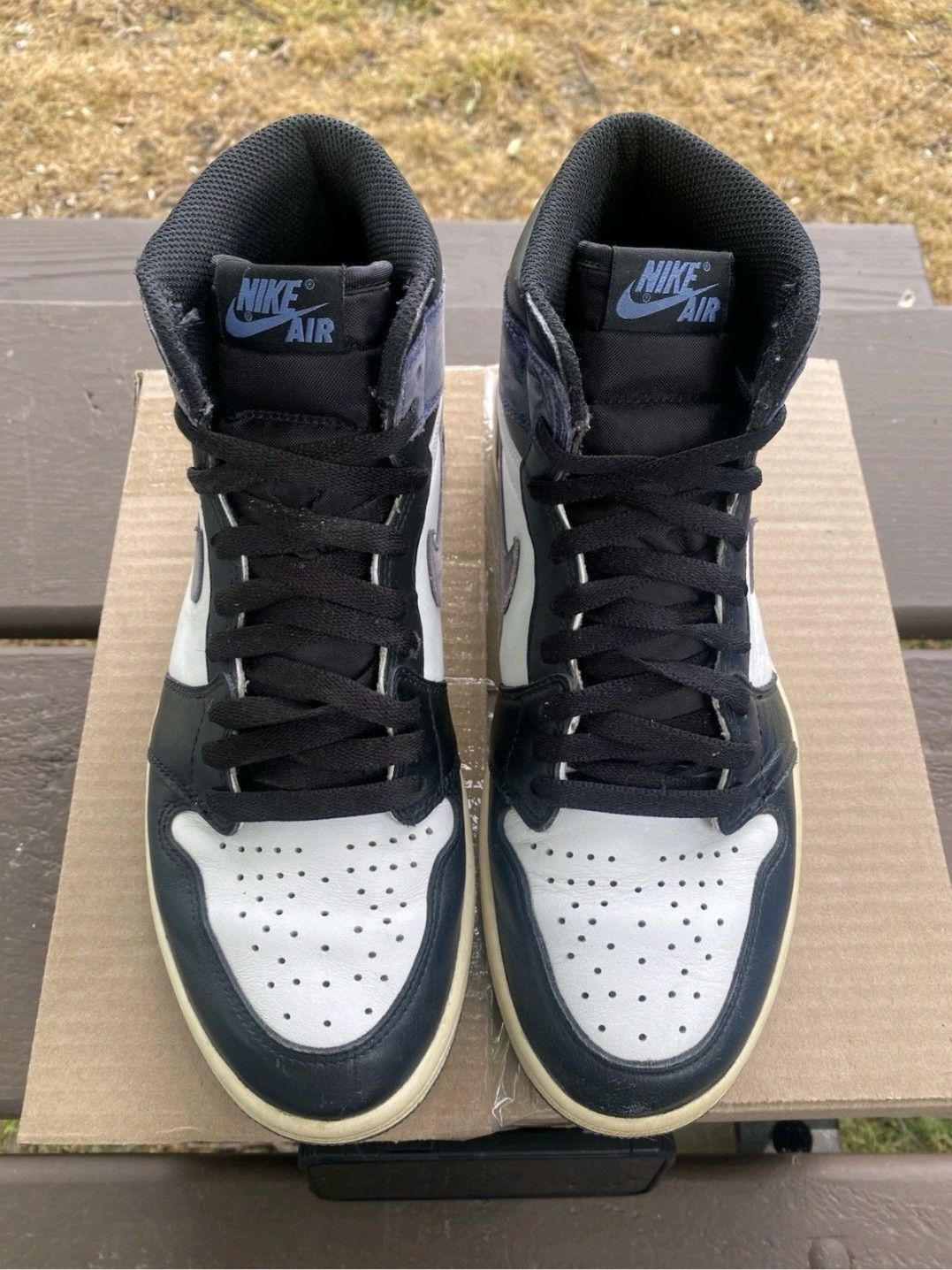 Jordan Brand Nike Air Jordan Retro 1 High Best Hand In The Game Blue Moon Size US 9 / EU 42 - 2 Thumbnail