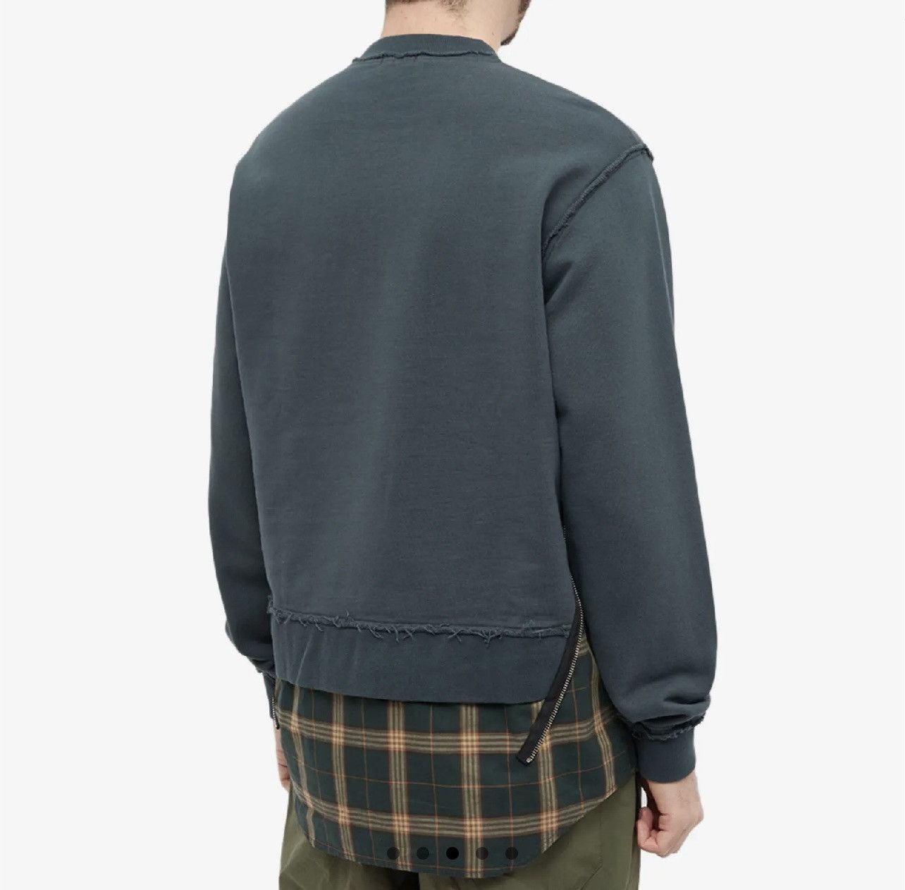 Undercover Check Detail Crew Sweat Size US XL / EU 56 / 4 - 3 Thumbnail