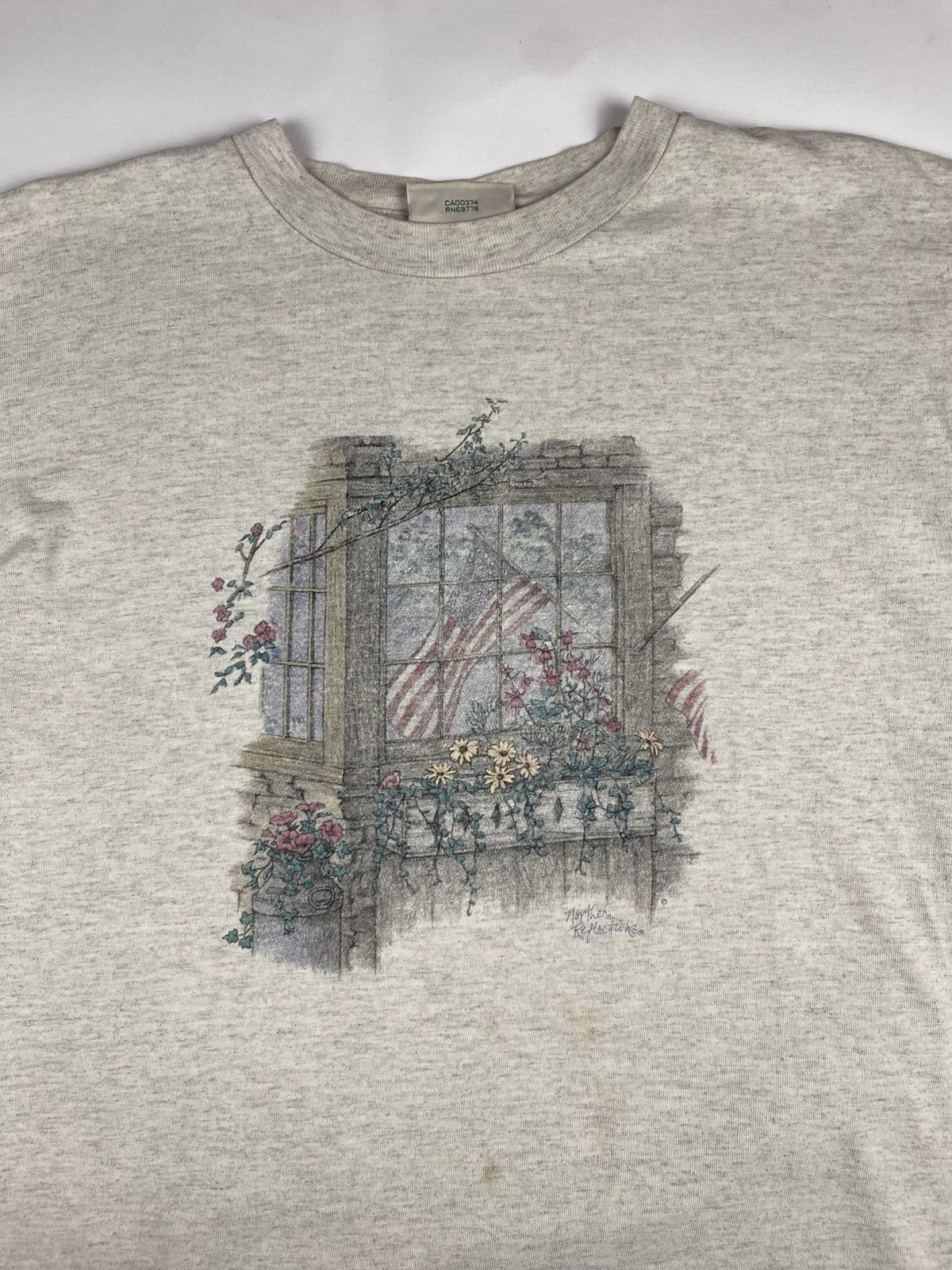 Vintage Vintage america flag tshirt Size US L / EU 52-54 / 3 - 1 Thumbnail