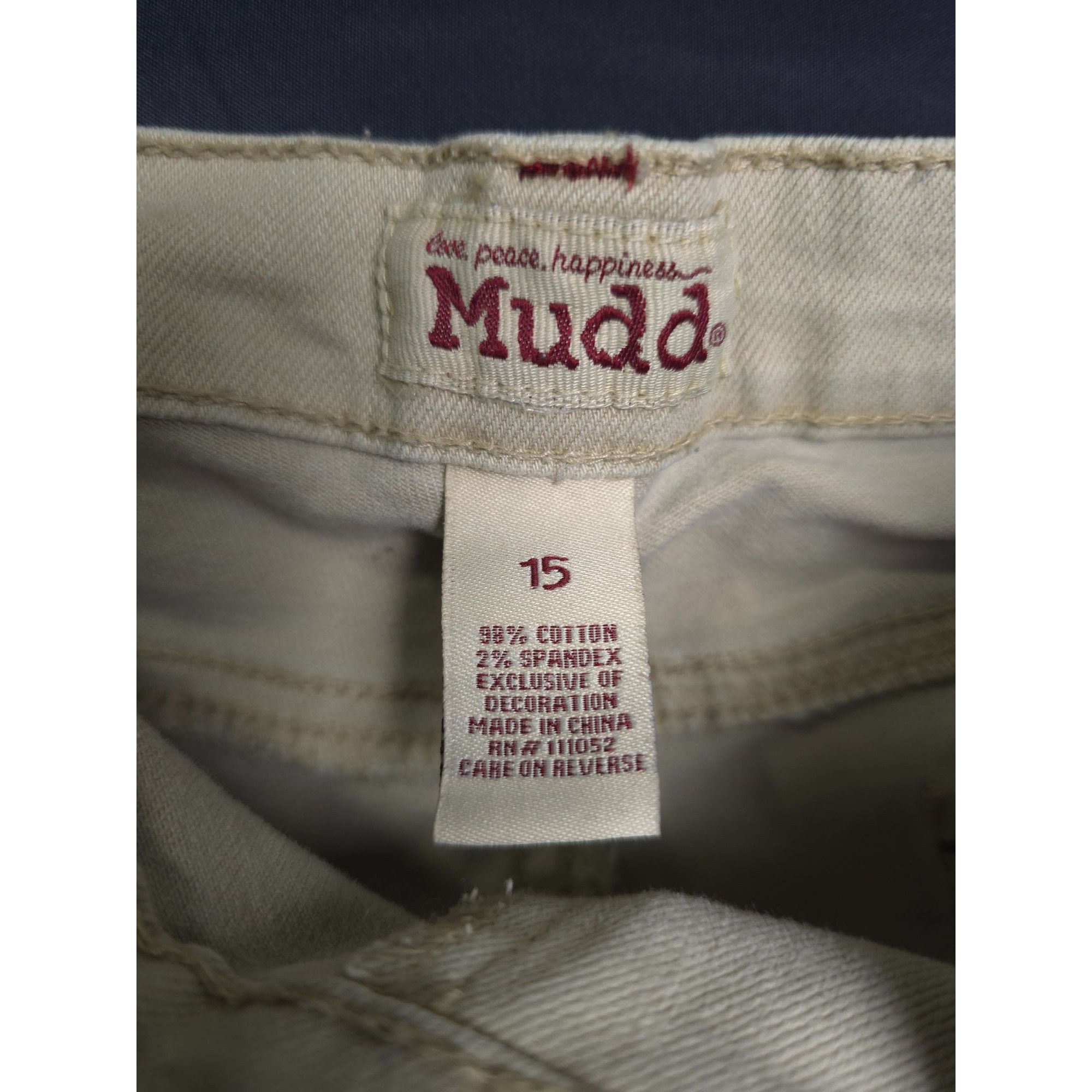 Other Mudd Womens High-Waisted Distressed Denim Shorts Size 15 hot Size 36" / US 14 / IT 50 - 3 Thumbnail