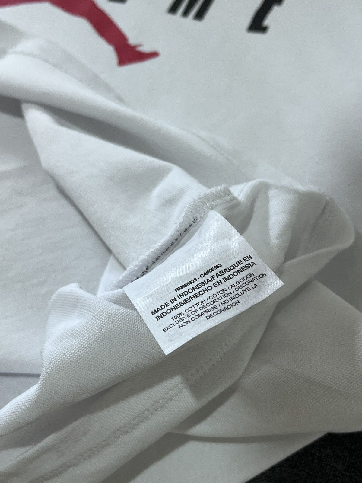 Jordan Brand × Supreme SUPREME X JORDAN TEE Size US XL / EU 56 / 4 - 5 Thumbnail