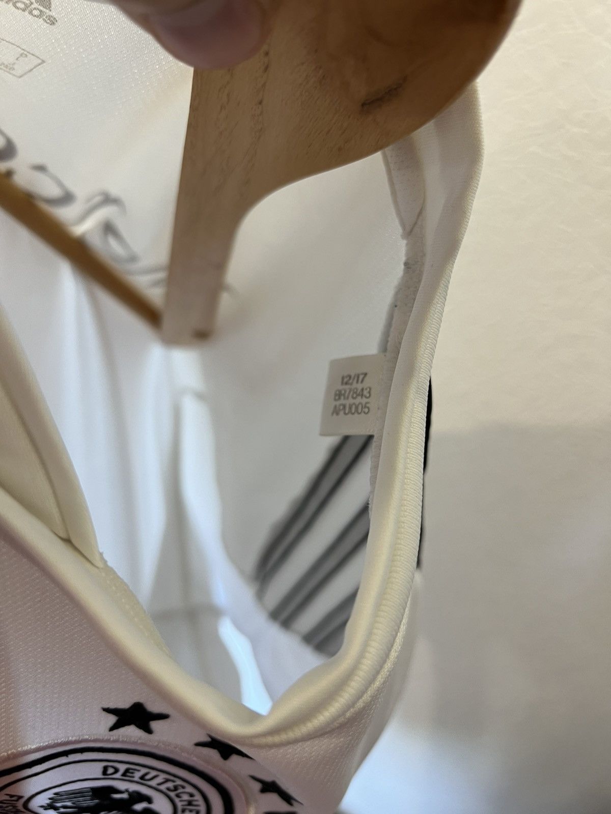 Adidas Adidas Germany 2018 Home Kit Mercedes Benz Soccer Jersey Size US L / EU 52-54 / 3 - 7 Thumbnail