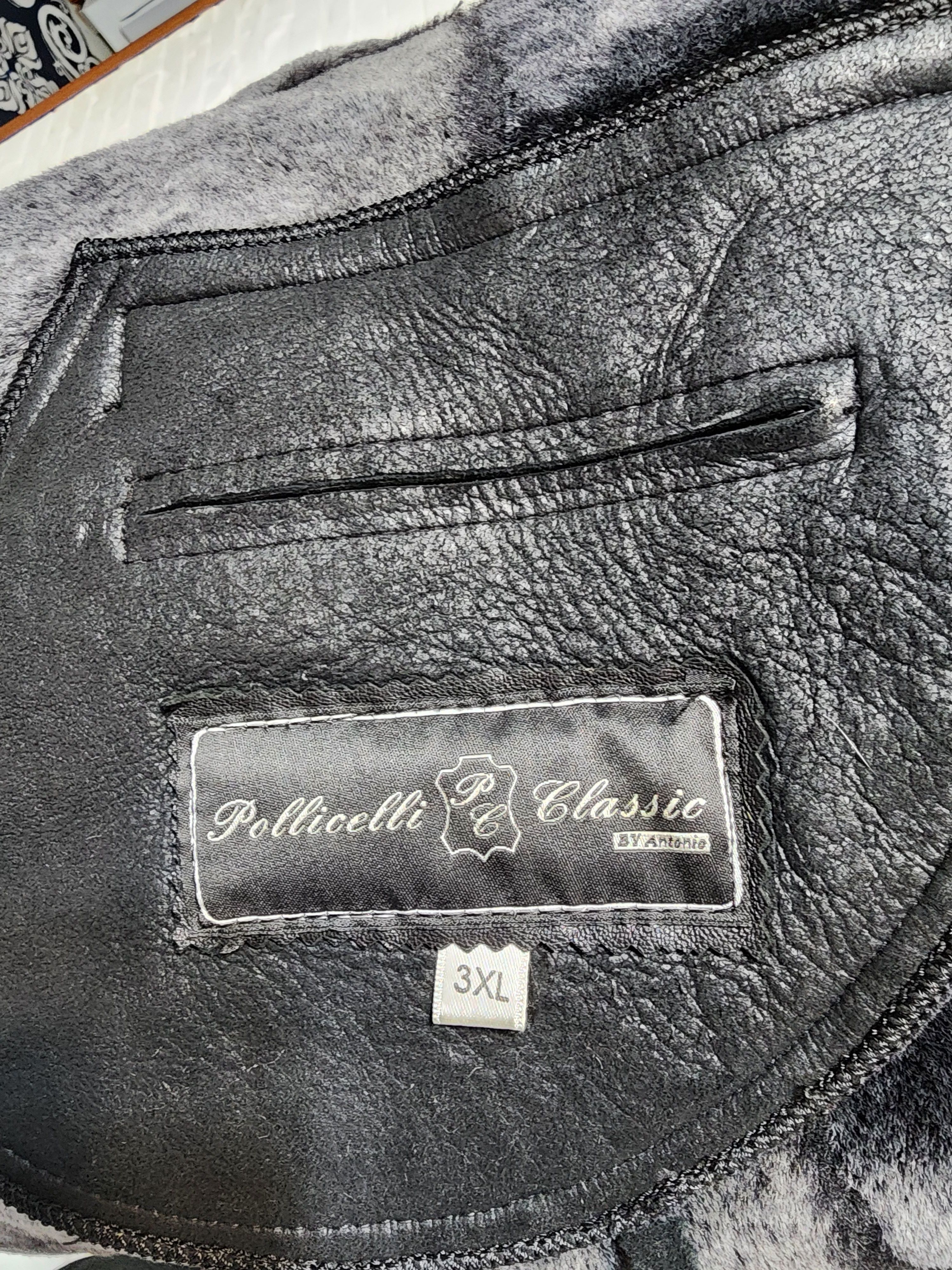 Furla Men's Black Sheepskin Coat: Button-Up Genuine Fur Size US XXL / EU 58 / 5 - 8 Thumbnail