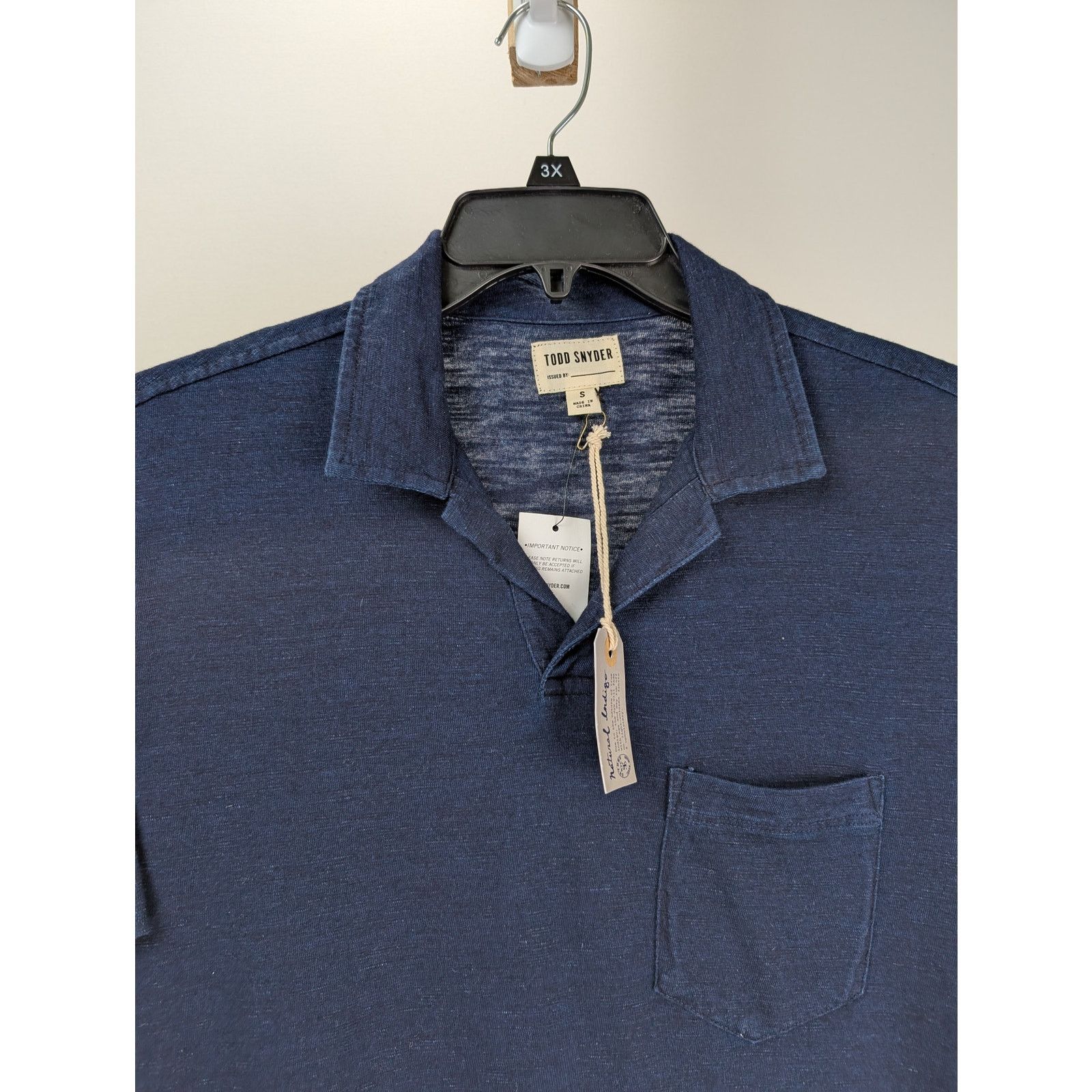 Todd Snyder o1rshd1 CC20 Polo Shirt in Navy Size US S / EU 44-46 / 1 - 5 Thumbnail
