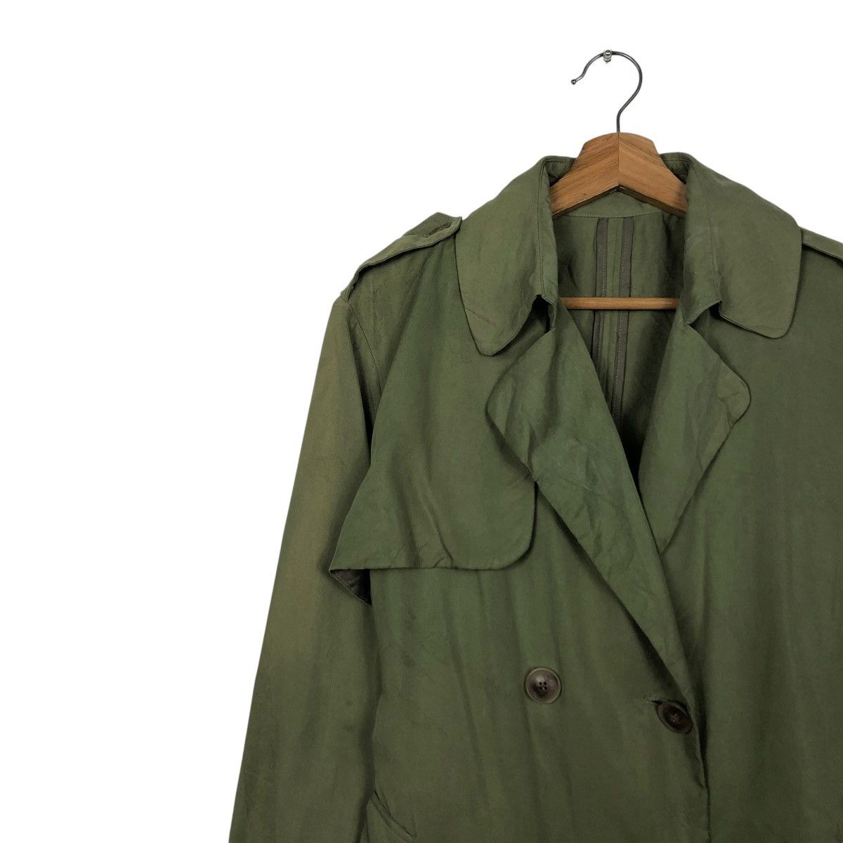 Japanese Brand × SHIPS × Vintage 🔥VTG LONG JACKET SHIPS HIDDEN COLLAR ISSEY MIYAKE Size US S / EU 44-46 / 1 - 7 Thumbnail