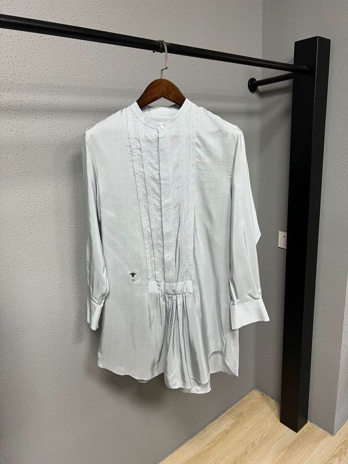 Dior Dior Bee Shirt Dress Size XXS / US 00 / IT 34 - 1 Thumbnail