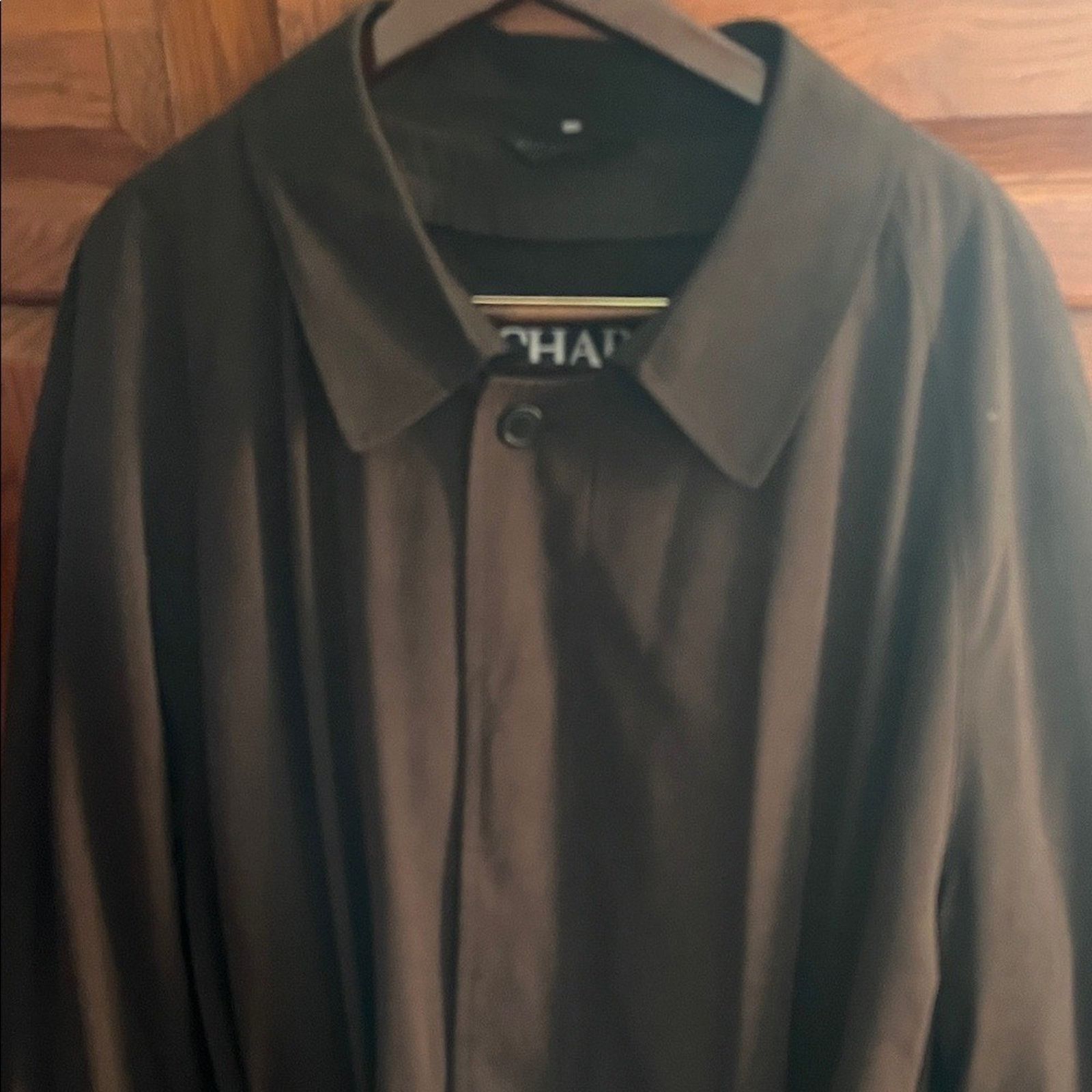 Chaps Chaps Men's Trench Coat Black 50R Weatherproof remove lining Size US XXL / EU 58 / 5 - 2 Thumbnail