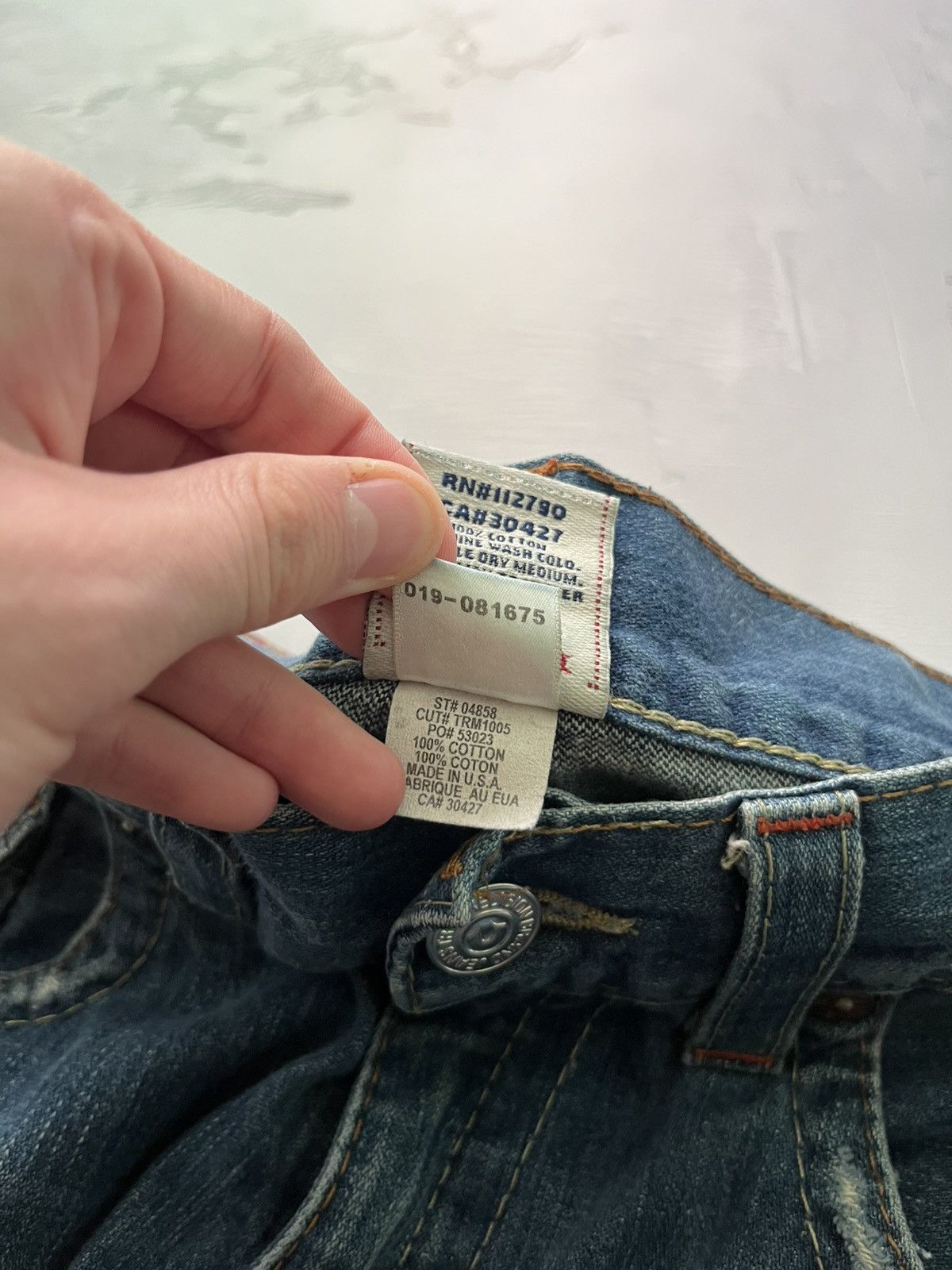 True Religion True Religion Vintage Jeans Denim Streetwear Blue Size US 31 - 9 Thumbnail