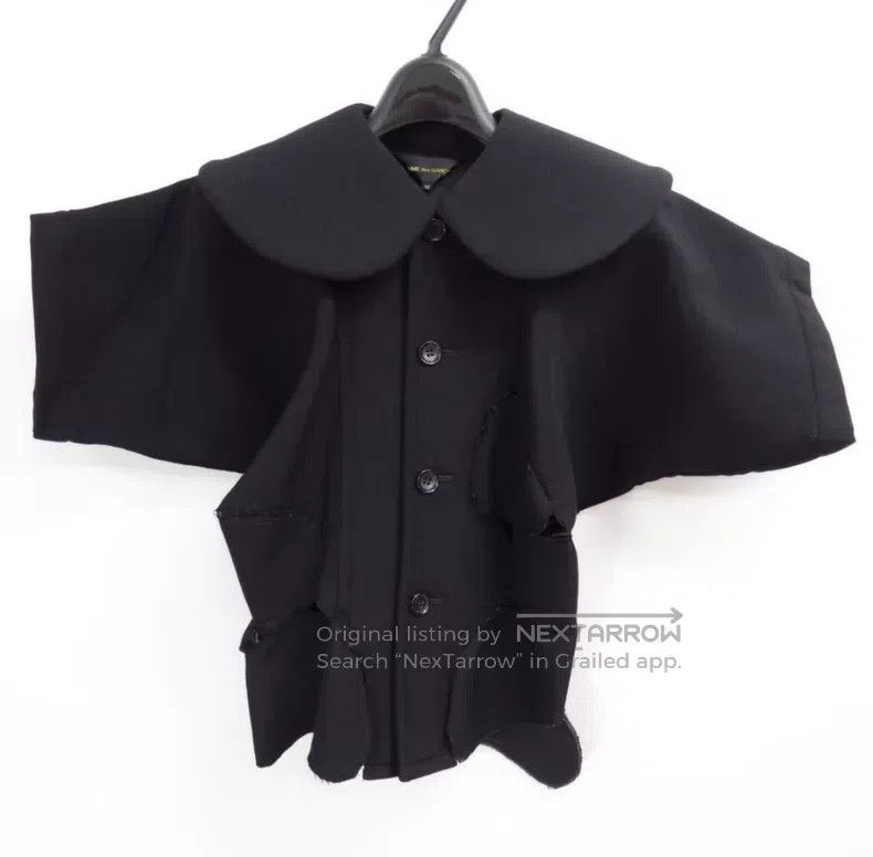 Comme des Garcons Comme des Garcons Large Round Neck Wool Coat Size M / US 6-8 / IT 42-44 - 1 Thumbnail