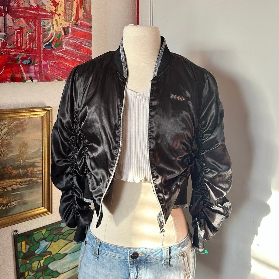 Southpole y2k southpole black bomber jacket Size M / US 6-8 / IT 42-44 - 1 Thumbnail