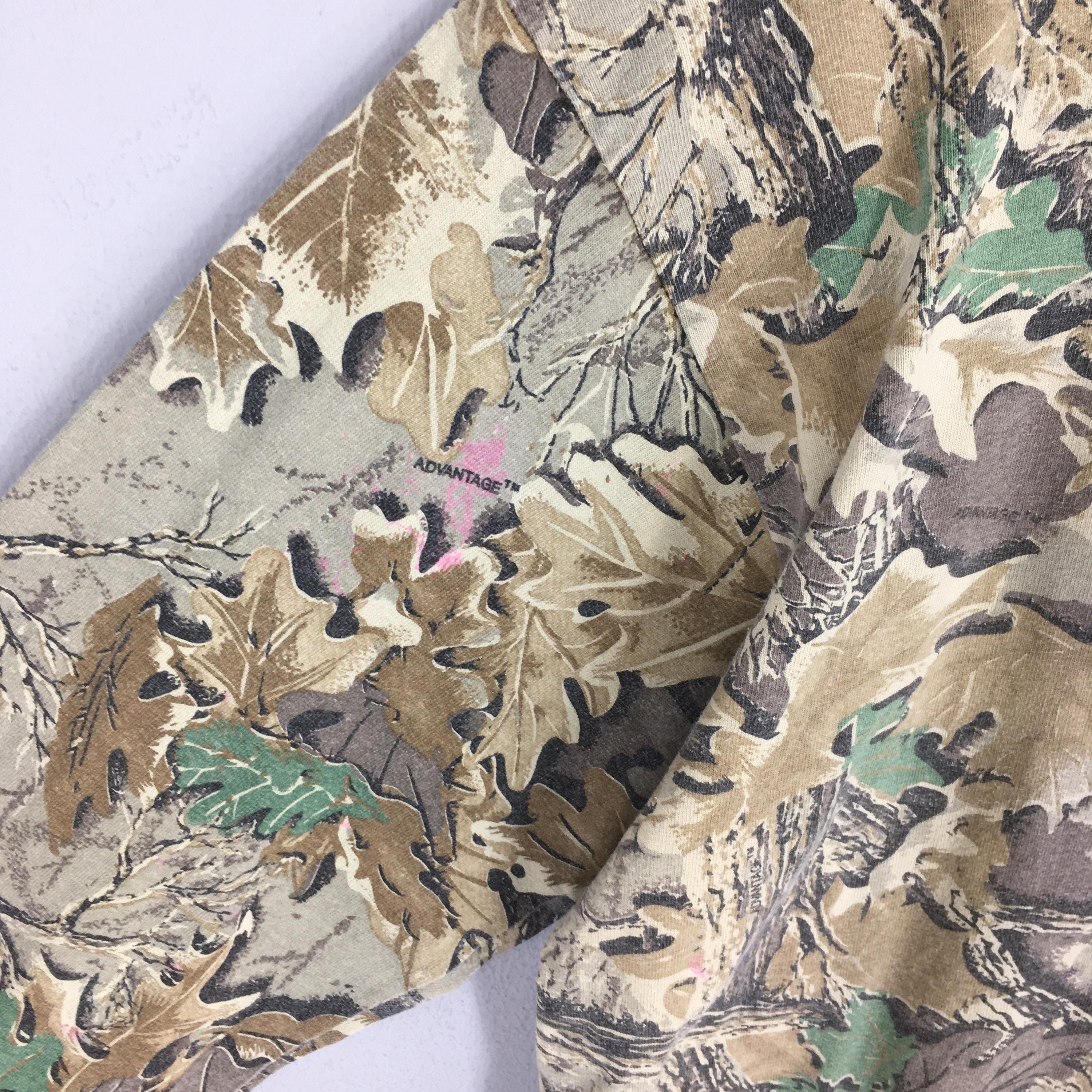 Wrangler Vintage 90s Wrangler Rugged Real Tree Camo T shirt XLarge Size US XL / EU 56 / 4 - 6 Thumbnail