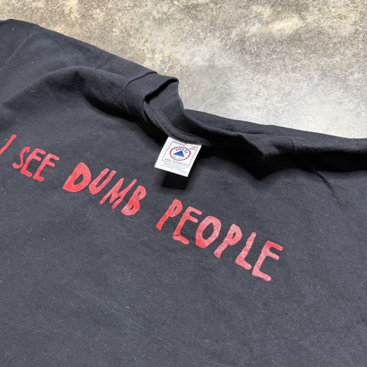 Vintage vibtage i see dead people parody movie tshirt Size US XXL / EU 58 / 5 - 4 Thumbnail