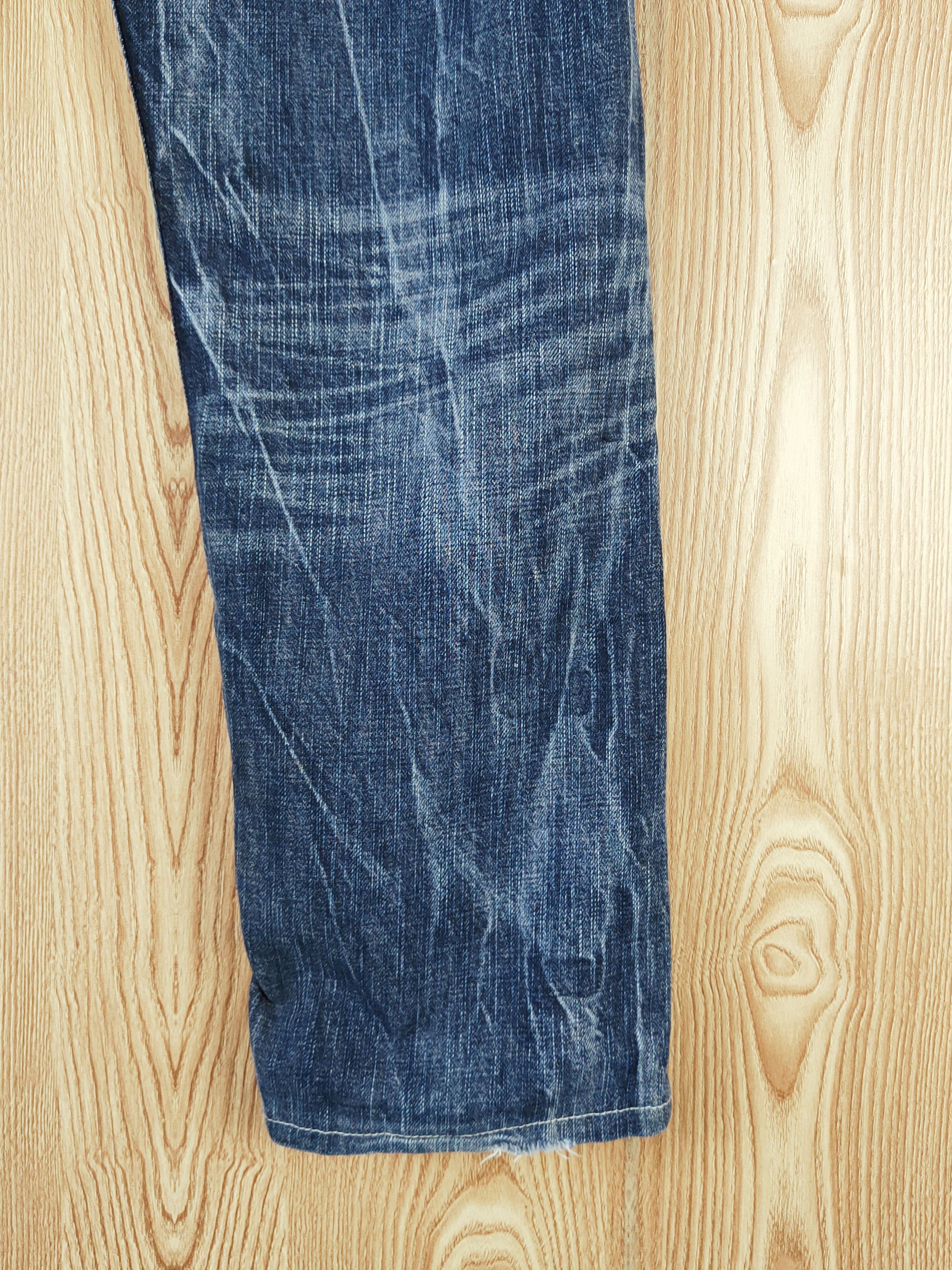 Japanese Brand Villand Dark Blue Distressed Ripped Jeans #W656 Size US 32 / EU 48 - 12 Thumbnail