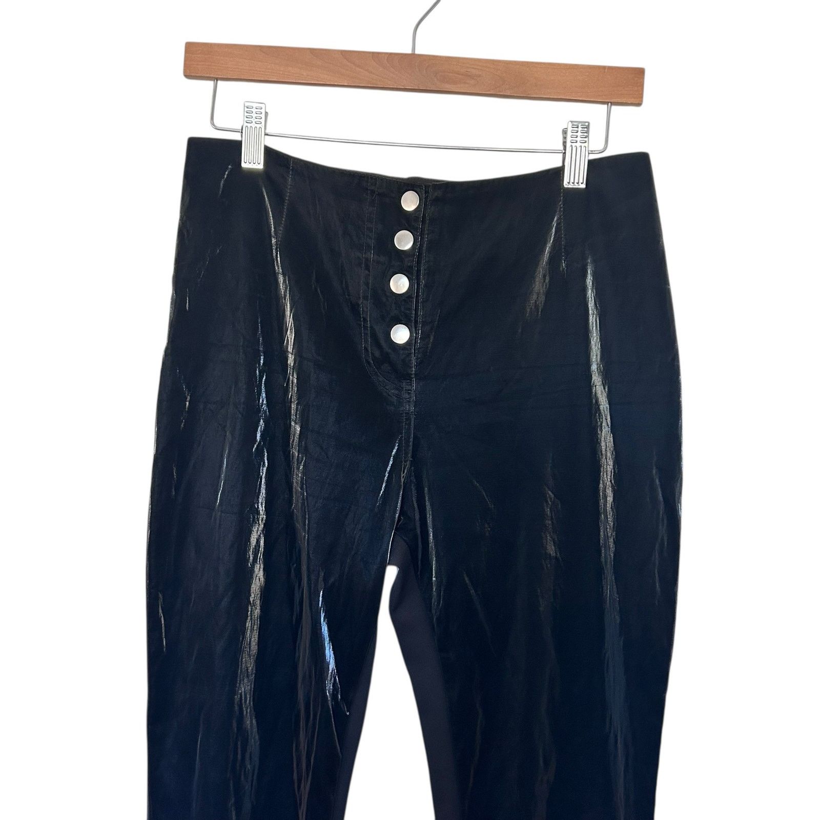 Other I.AM.GIA Black Castor PVC Pants Sz M Size 30" / US 8 / IT 44 - 2 Thumbnail