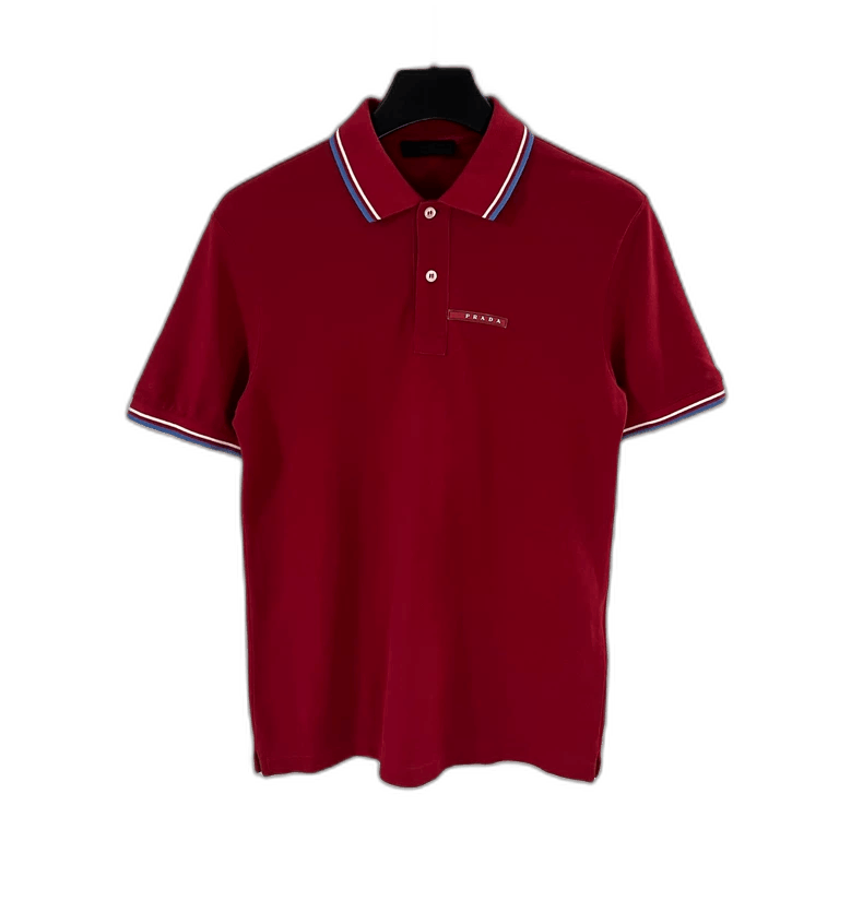 Prada Men's Short Sleeve Polo TShirt -2505