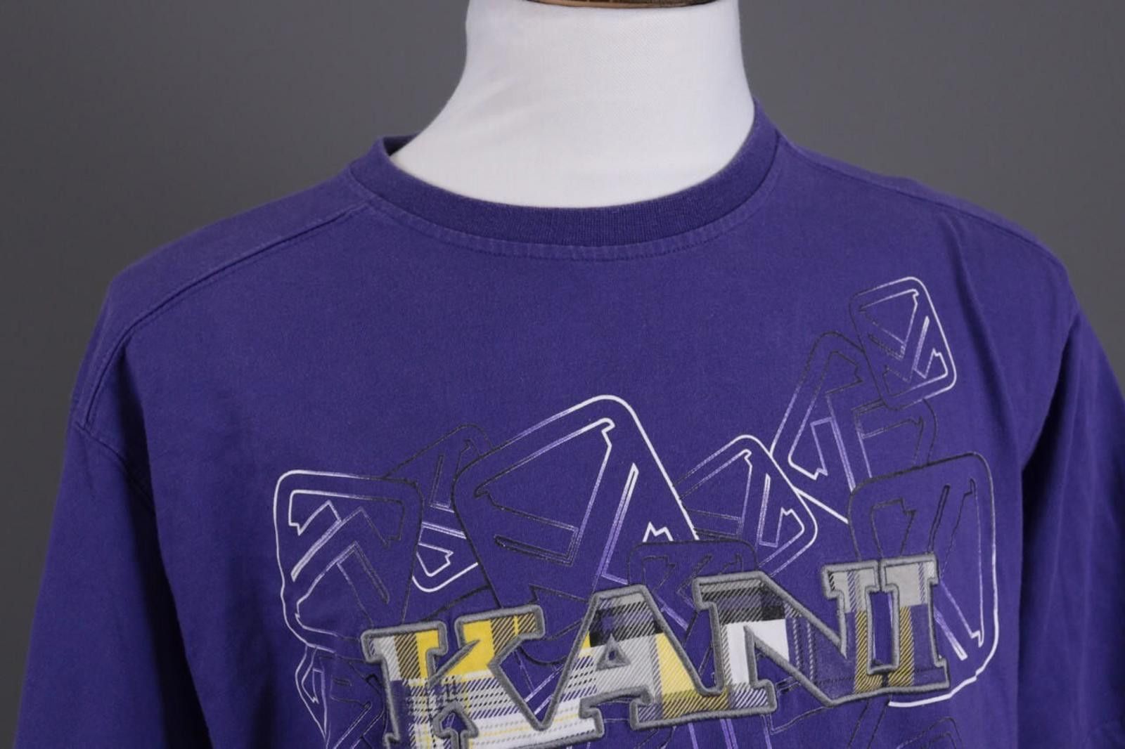 Karl Kani Karl Kani Purple Embroidered Summer Big T-shirt Size S Size US S / EU 44-46 / 1 - 5 Thumbnail