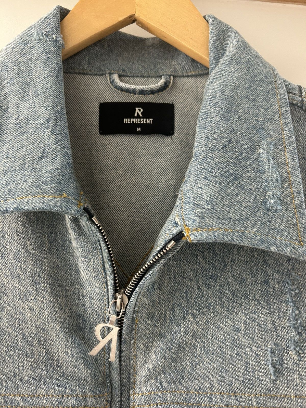 Represent Clo. Represent Clo Denim R4 Colour Block Jacket Medium Size US M / EU 48-50 / 2 - 3 Thumbnail