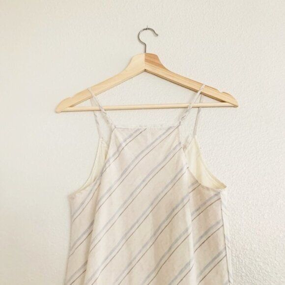 ATM Anthony Thomas Melillo ATM Anthony Thomas Melillo Dress S Mini Linen Cotton Striped Size S / US 4 / IT 40 - 10 Thumbnail