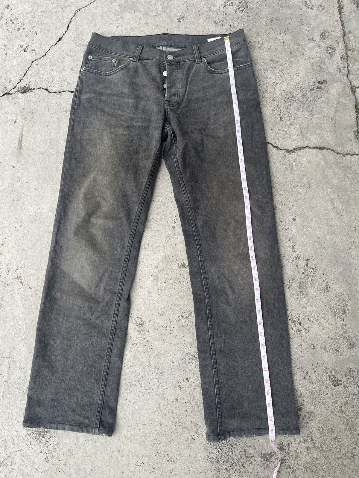 Helmut Lang Helmut Lang Denim Jeans Black Faded W32 L39 Made In Italy Size US 32 / EU 48 - 12 Thumbnail