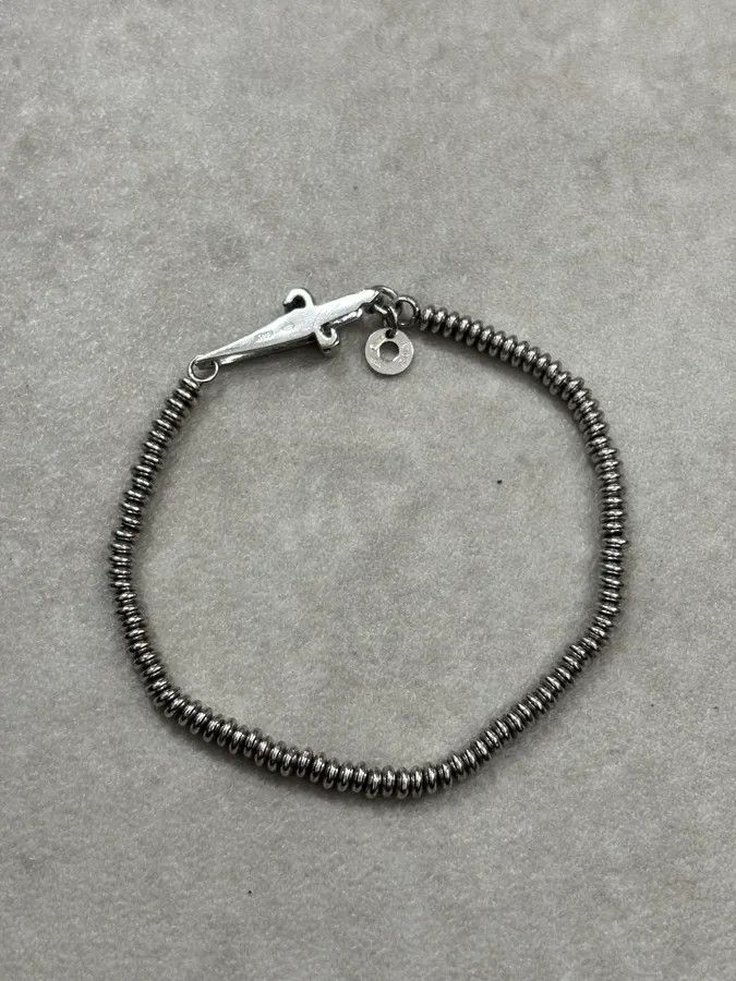 Vintage Cesare Paciotti Silver 925 Bracelet Cross Toggle Charm Size N/A Size ONE SIZE - 7 Thumbnail