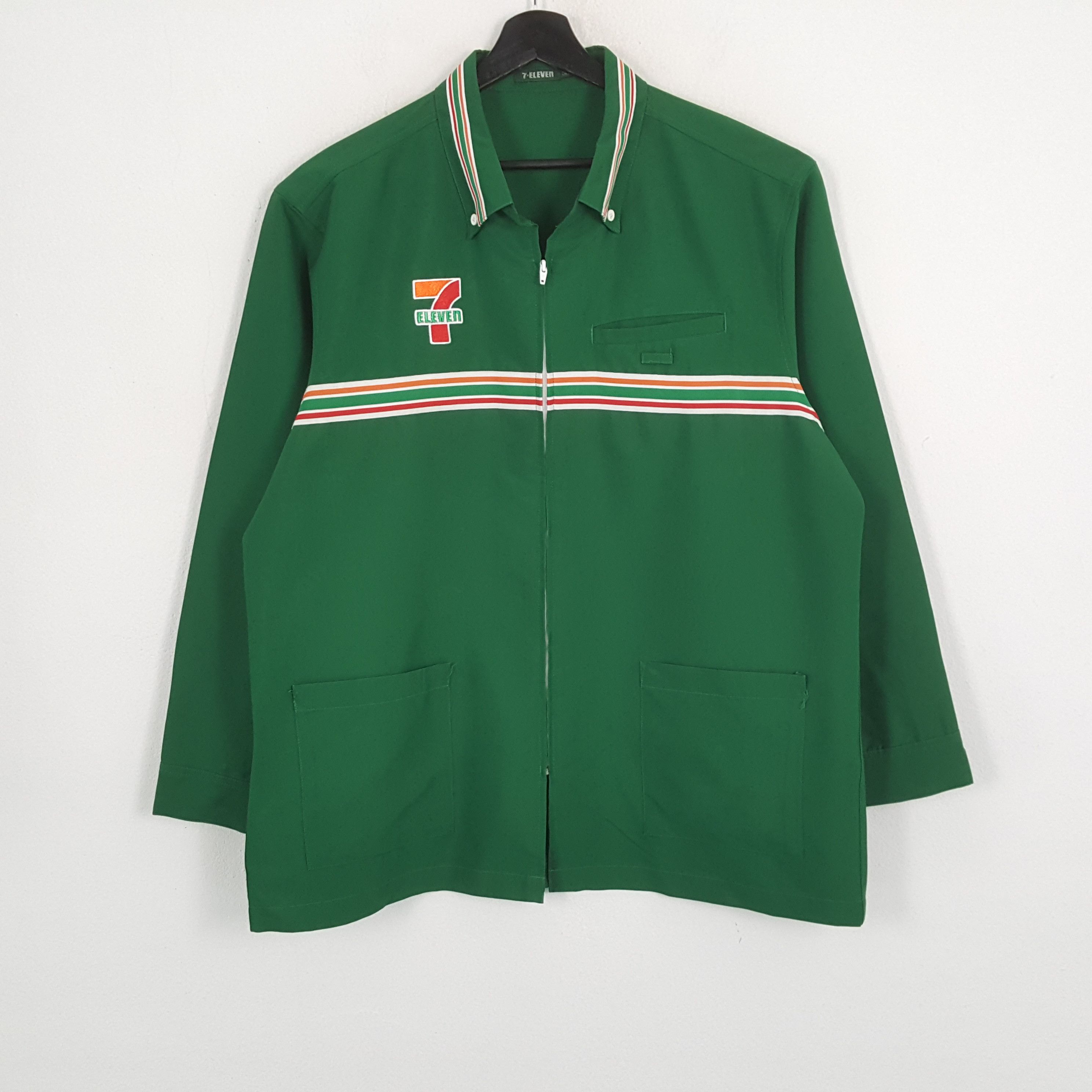 Japanese Brand × Vintage 7 ELEVEn Japanese Workers Workwear Jacket Size US L / EU 52-54 / 3 - 3 Thumbnail