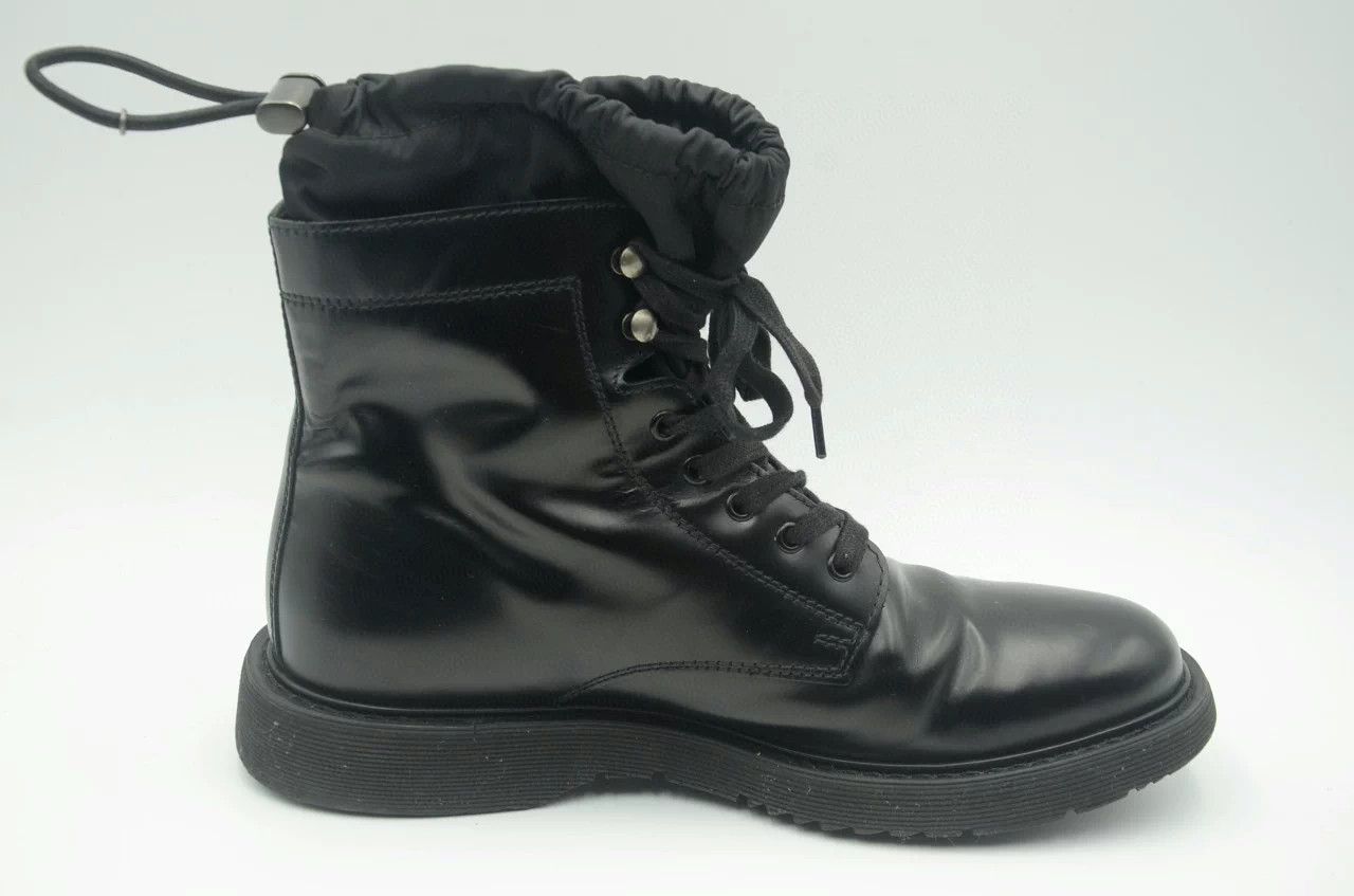 Prada Prada high-top double leather black men's 42 boots Size US 9 / EU 42 - 8 Thumbnail
