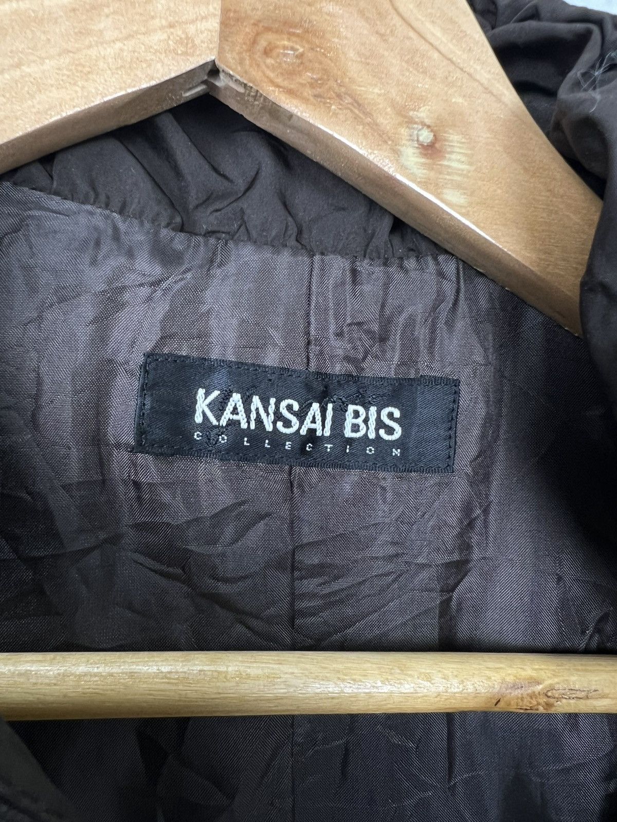 Kansai Yamamoto Kansai Bis Collection Mixed Media Striped Vest Size M / US 6-8 / IT 42-44 - 8 Thumbnail