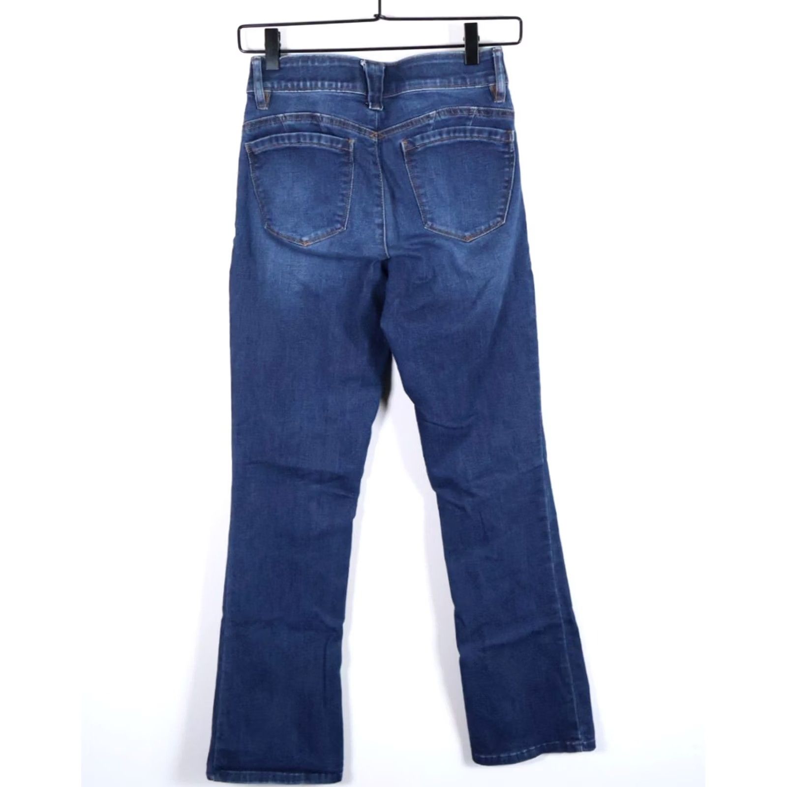 Vintage Democracy Jeans Women's Bootcut Denim 2 27 x 30.5 Regular Blue 90s Hipster Retro Pockets Stretch Inseam 30.5 Zip Fly Denim Size 26" / US 2 / IT 38 - 2 Thumbnail