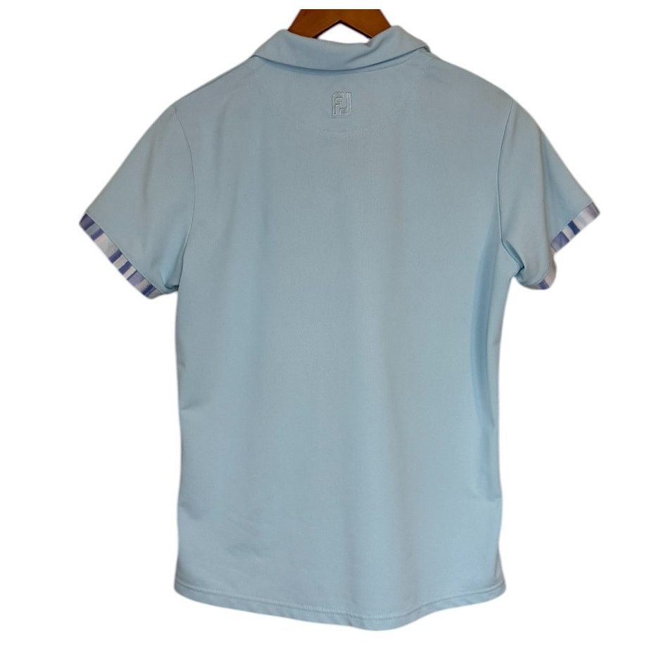 Footjoy FootJoy Polo Shirt Women Small Sky Blue Golf ProDry Size S / US 4 / IT 40 - 4 Thumbnail