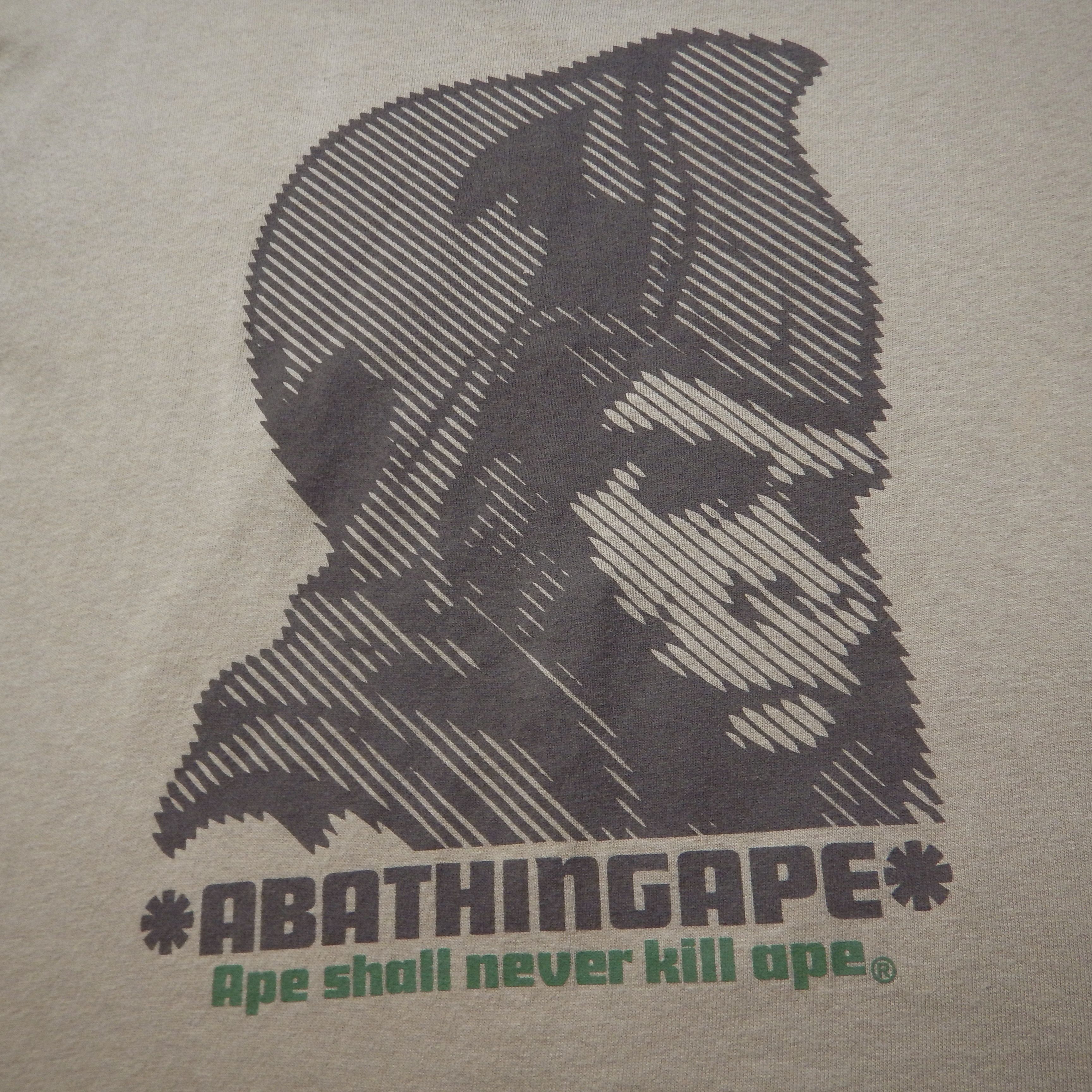 Bape BAPE Late 1990s ANVIL TAG Tan Generals Logo Tee - VERY RARE! Size US L / EU 52-54 / 3 - 2 Thumbnail