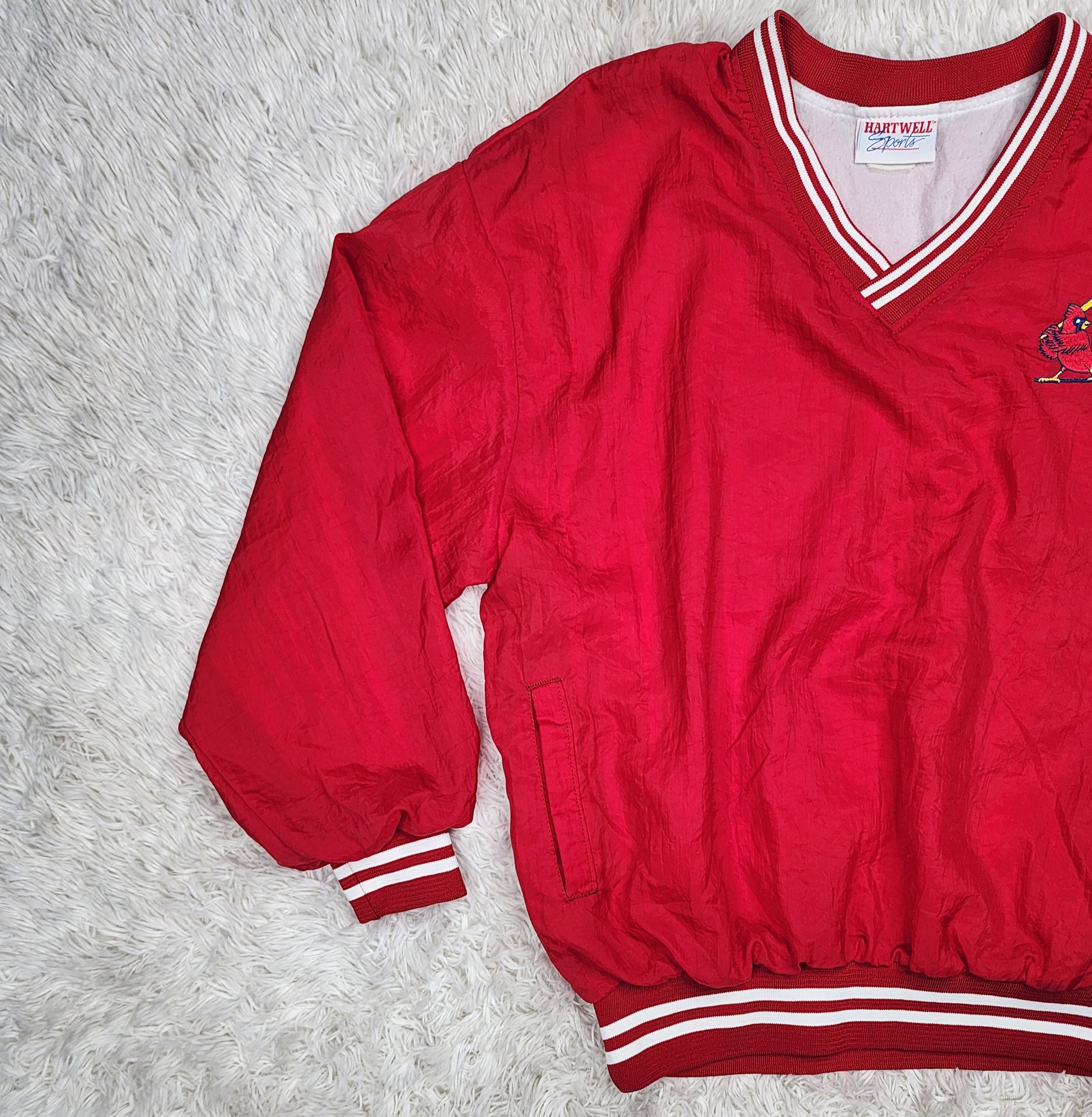 MLB Vintage MLB S.L. Cardinals sport windbreaker sweatshirt Size US XL / EU 56 / 4 - 3 Thumbnail