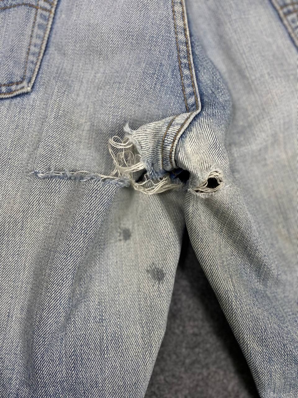 Levi's vintage levis 517 bootcut flare distressed denim nice design Size US 33 - 4 Thumbnail